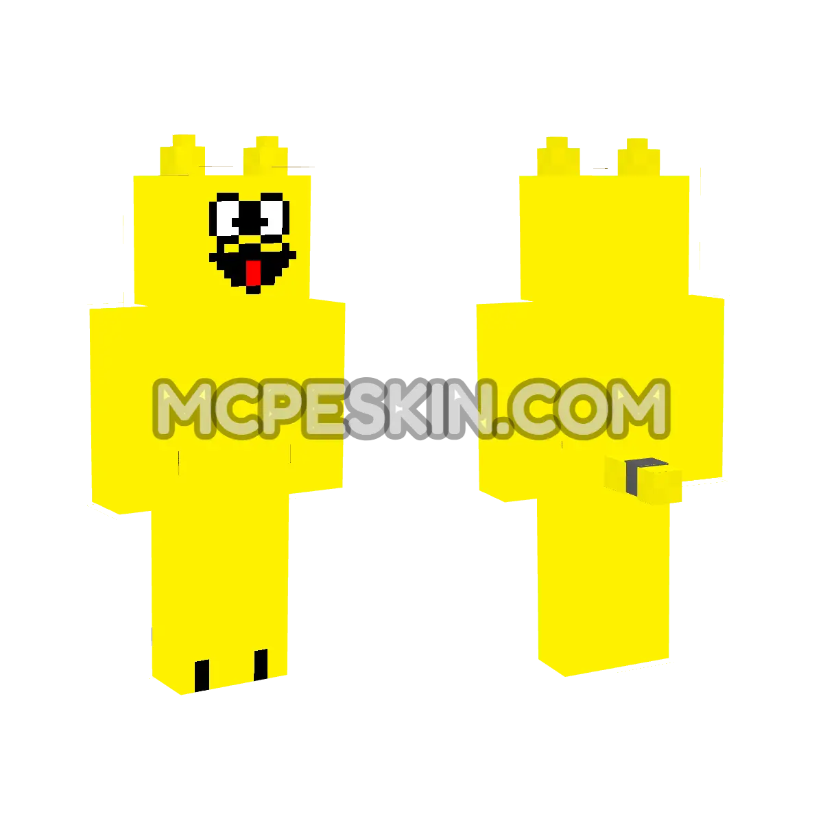 Odie Garfield 4D Minecraft Bedrock skin