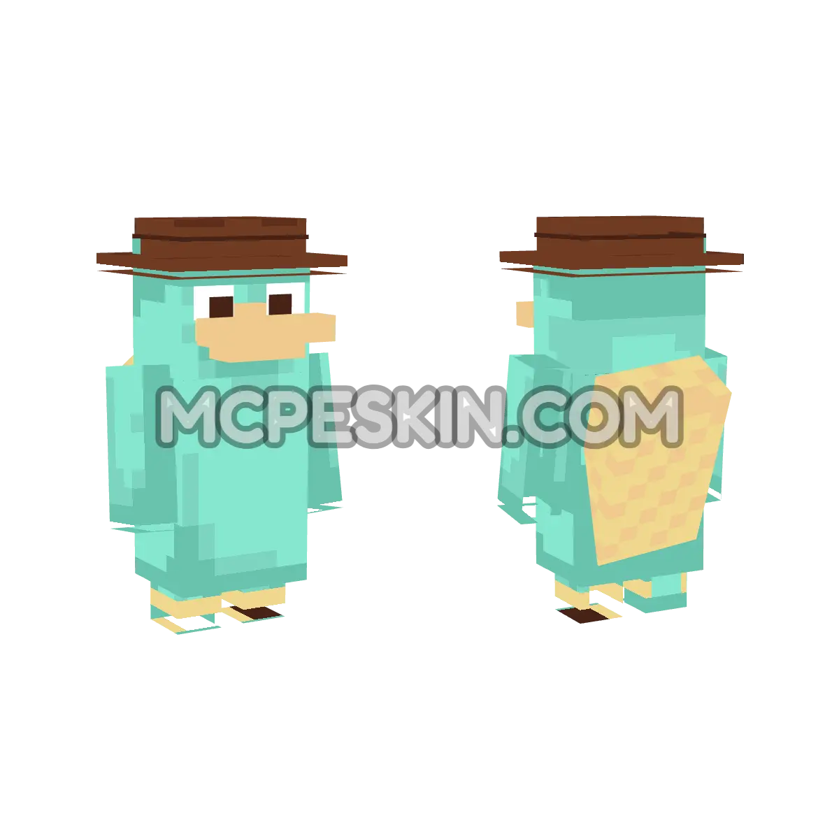 ojoabierto 4D Minecraft Bedrock skin