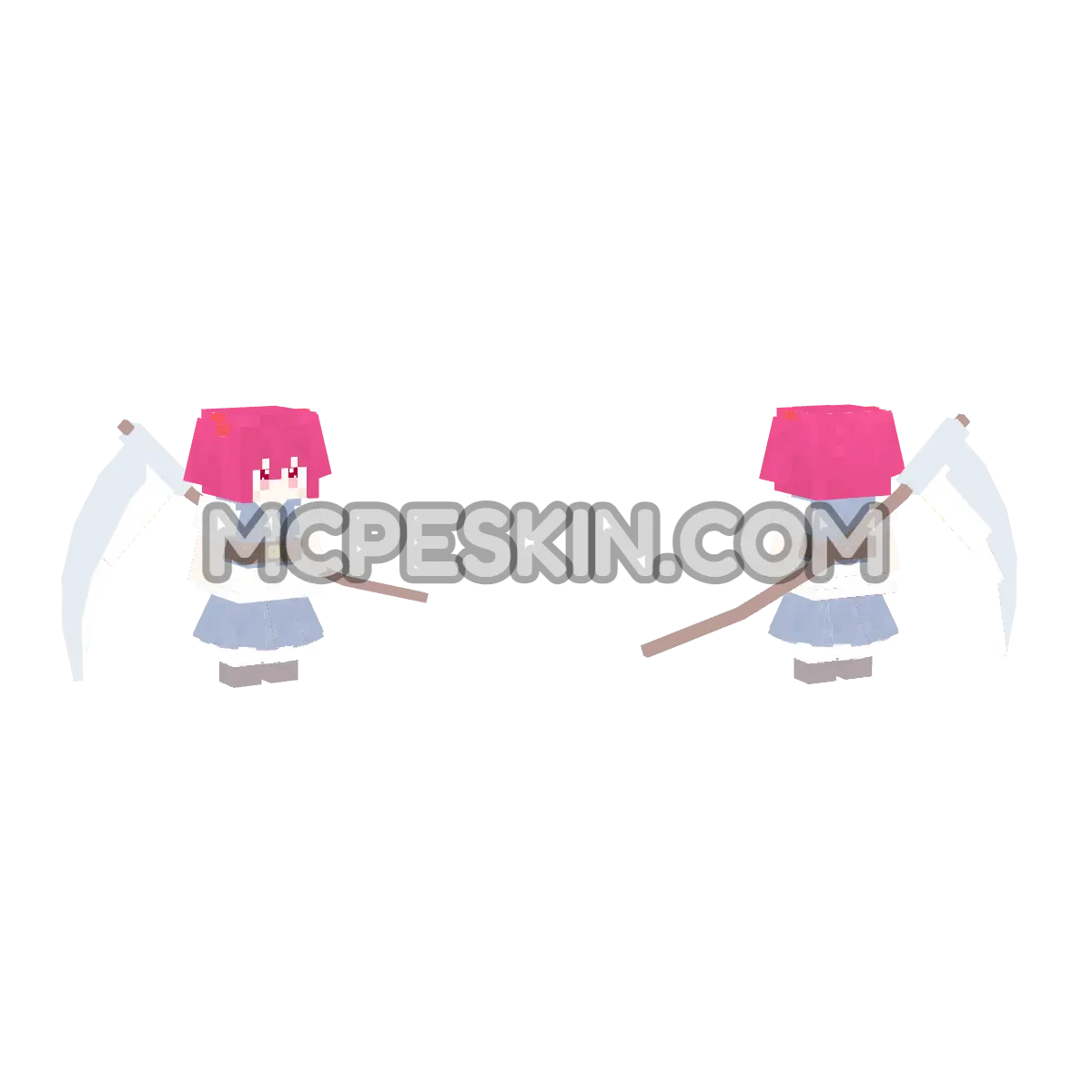 Onozukakomachi 4D Minecraft Bedrock skin