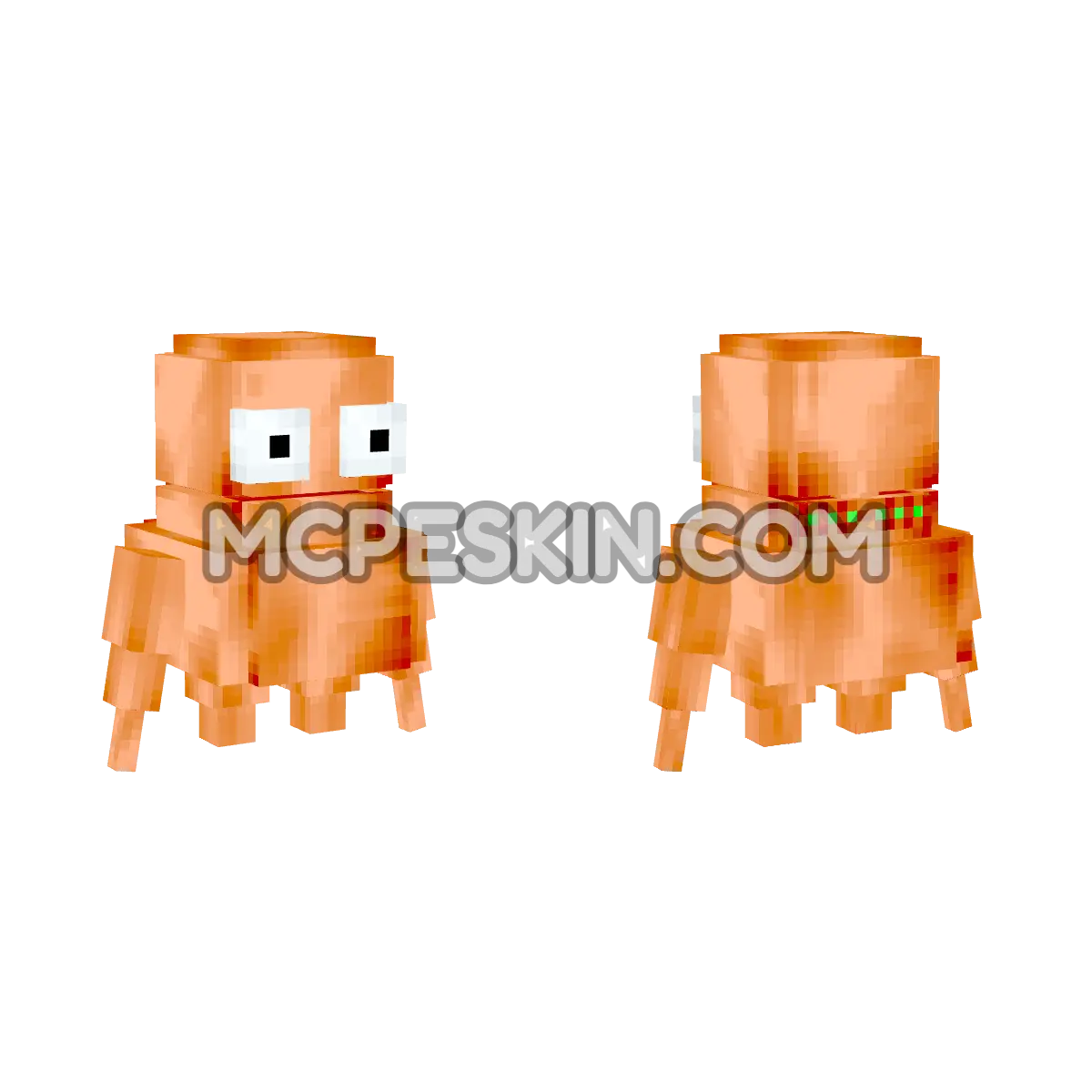 Orange Little REPO 4D Minecraft Bedrock skin