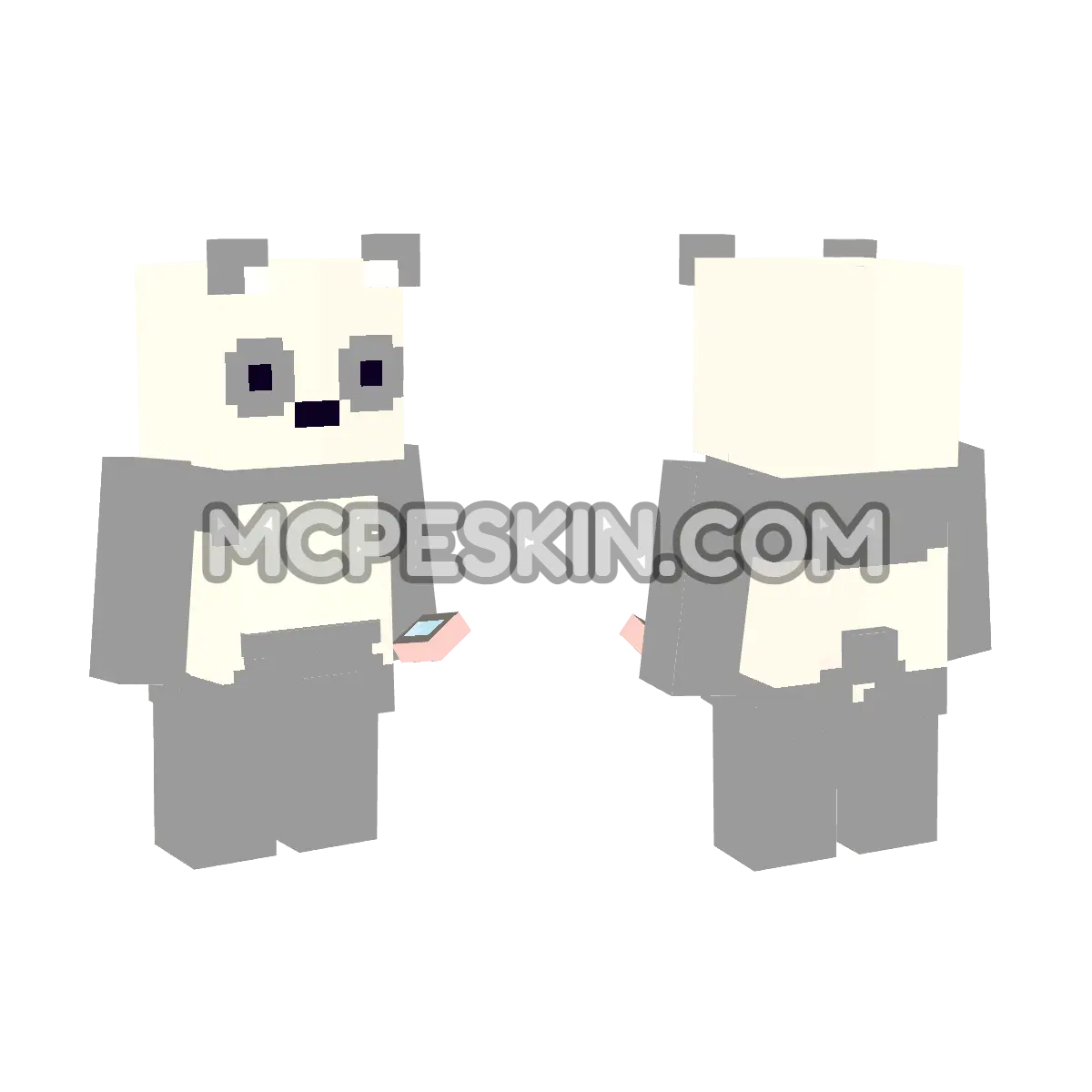 osopanda 4D Minecraft Bedrock skin