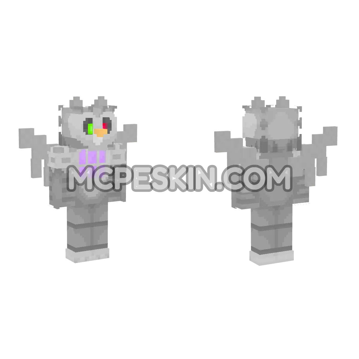 Owl 13 4D Minecraft Bedrock skin