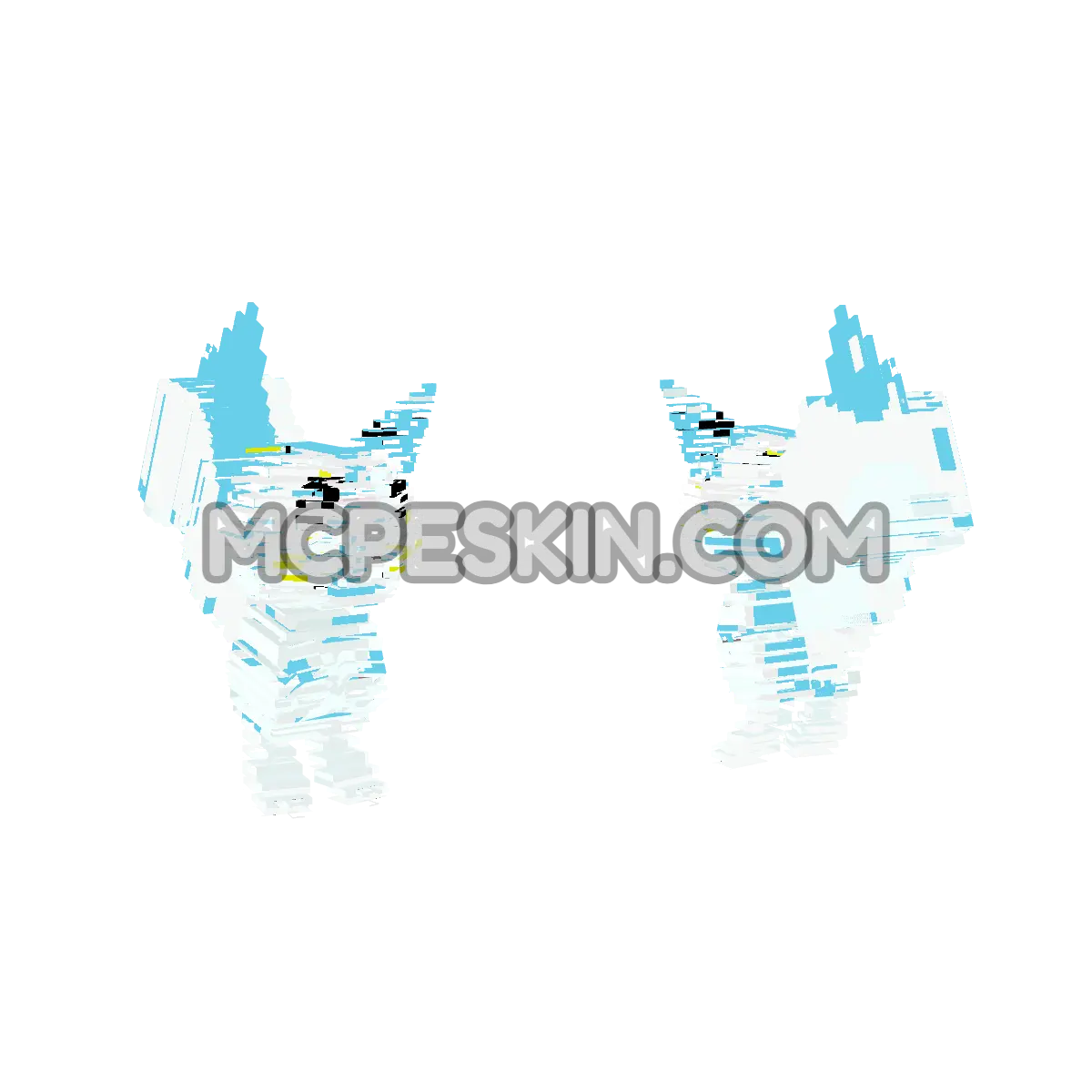 Pachirisu 4D 4D Minecraft Bedrock skin