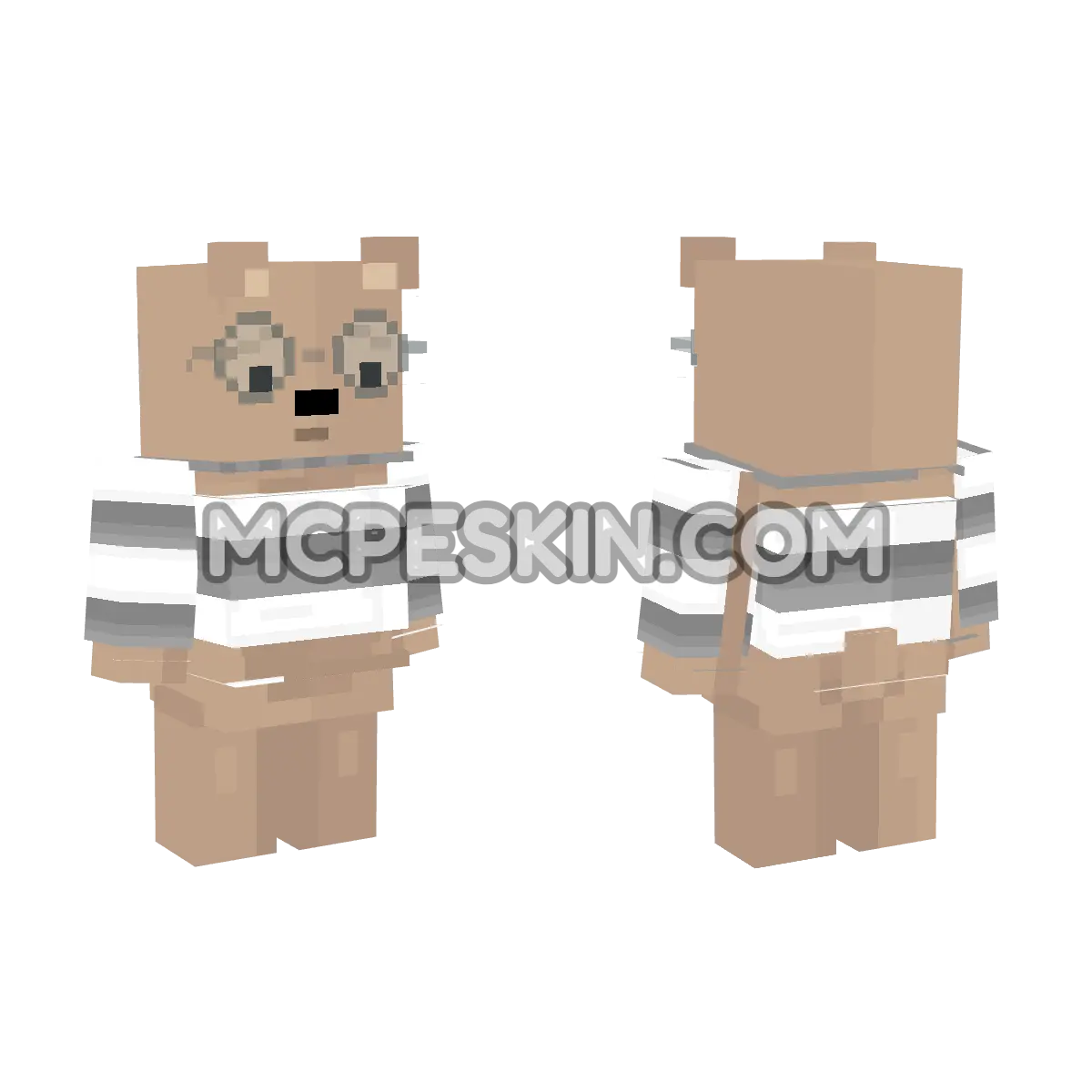 pandapolar 4D Minecraft Bedrock skin
