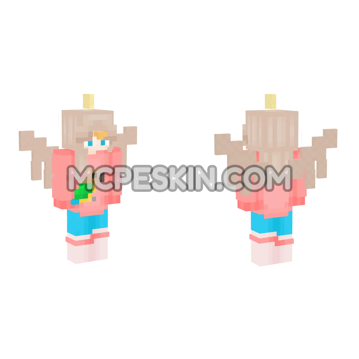 Parrot 4 4D Minecraft Bedrock skin