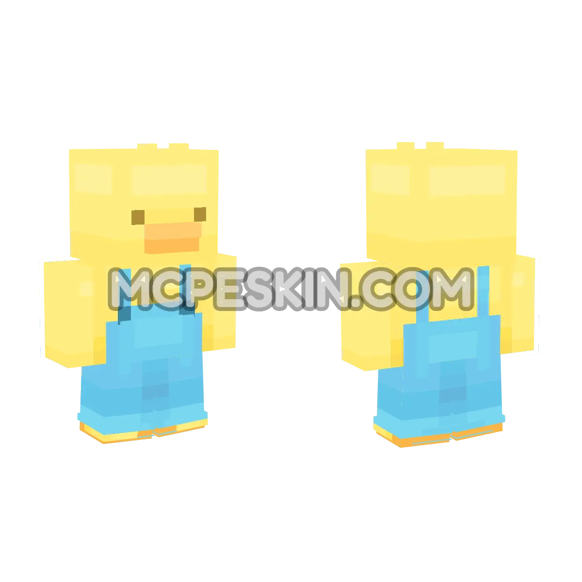 patito 4D Minecraft Bedrock skin