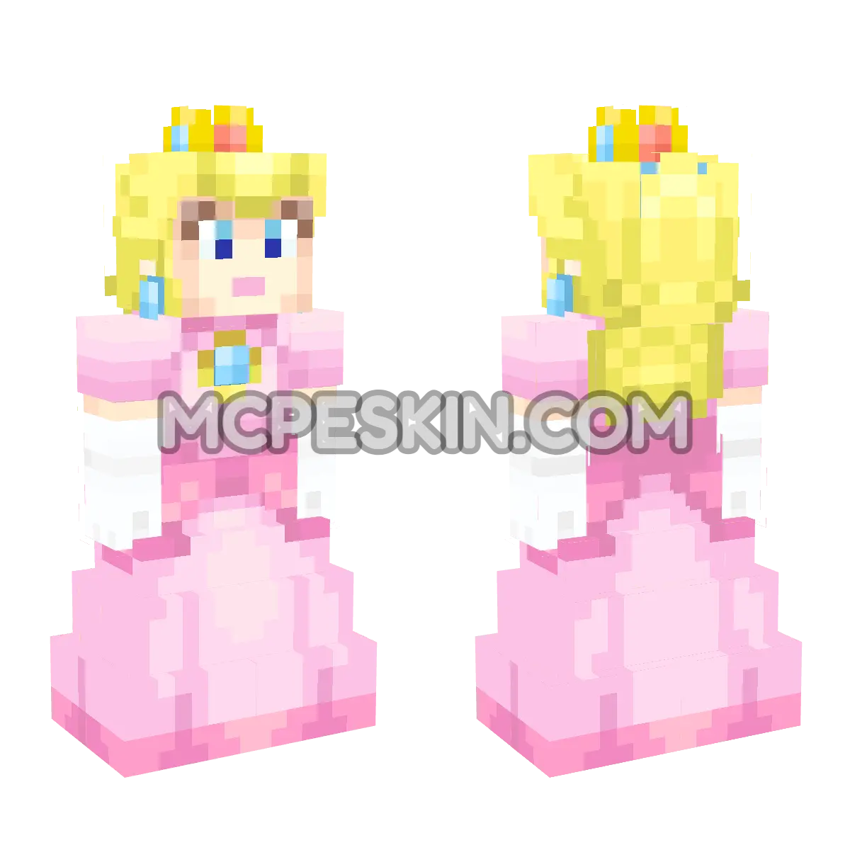 Peach 4D Minecraft Bedrock skin