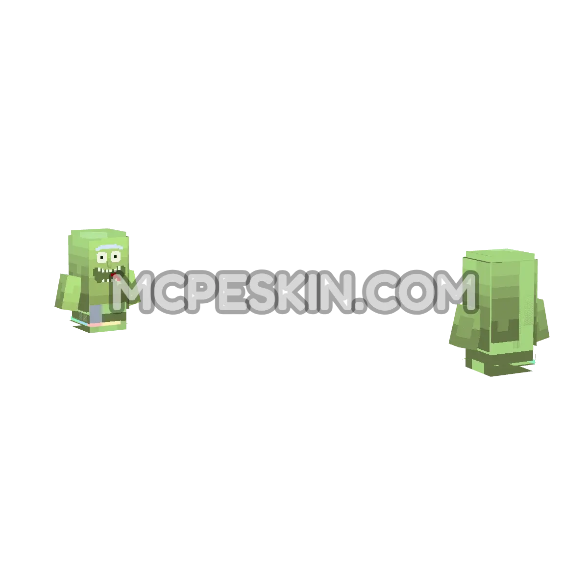 pepinillo 4D Minecraft Bedrock skin