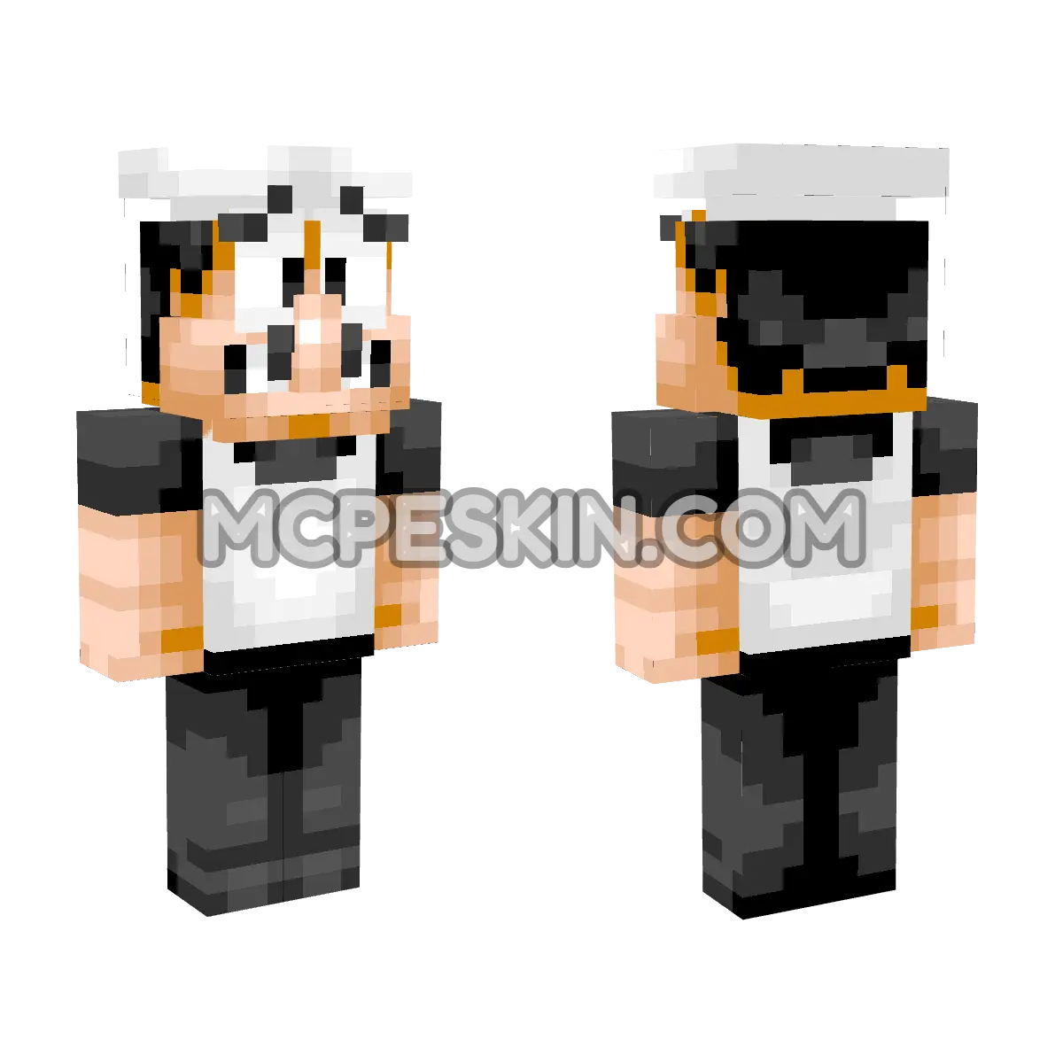 Peppino 4D Minecraft Bedrock skin