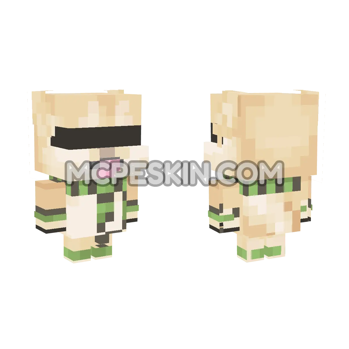 perrito 4D Minecraft Bedrock skin