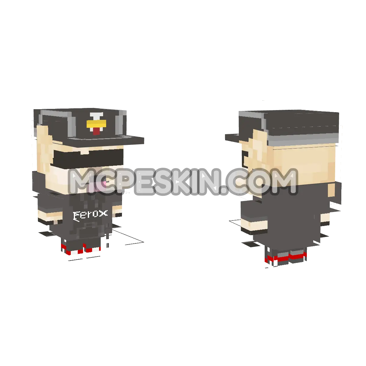 perro 4D Minecraft Bedrock skin