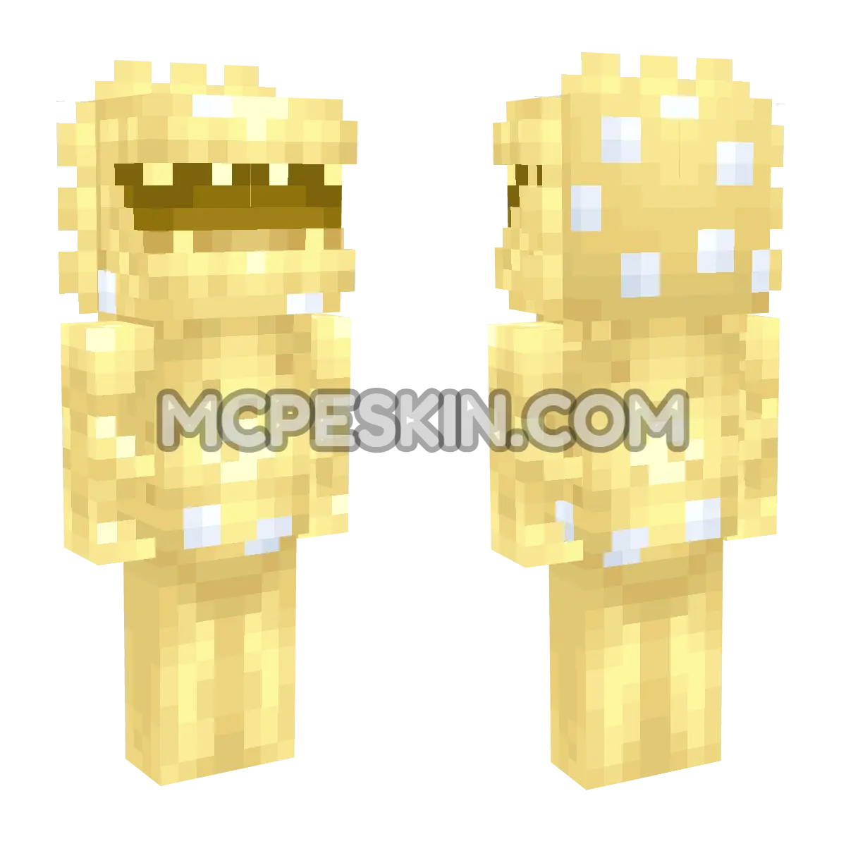 Petey Piranha (Gold) 4D Minecraft Bedrock skin
