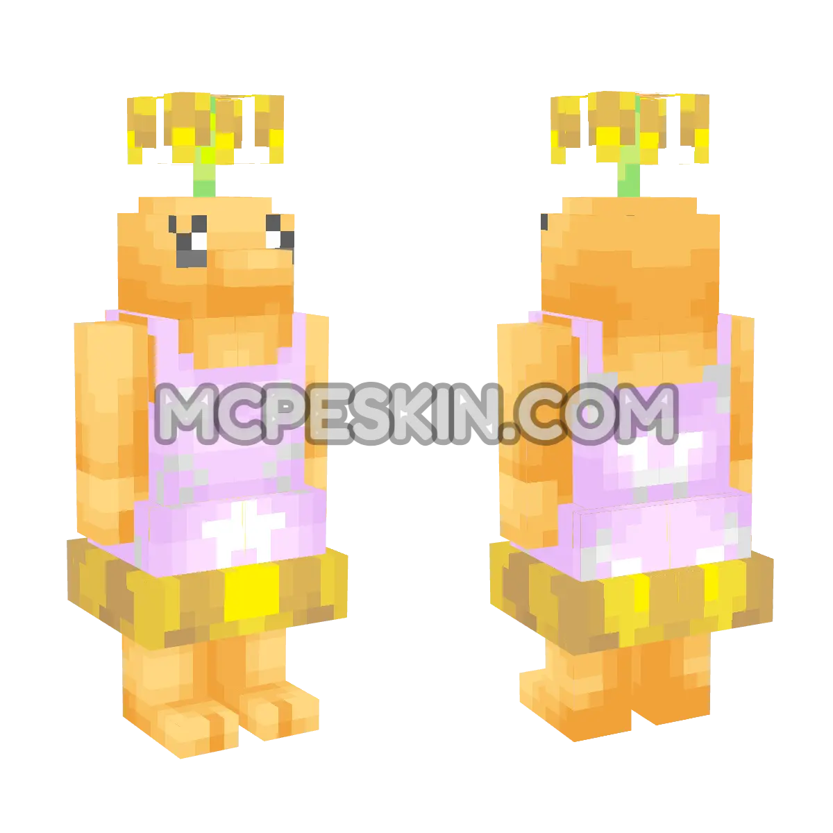 Pianta 4D Minecraft Bedrock skin
