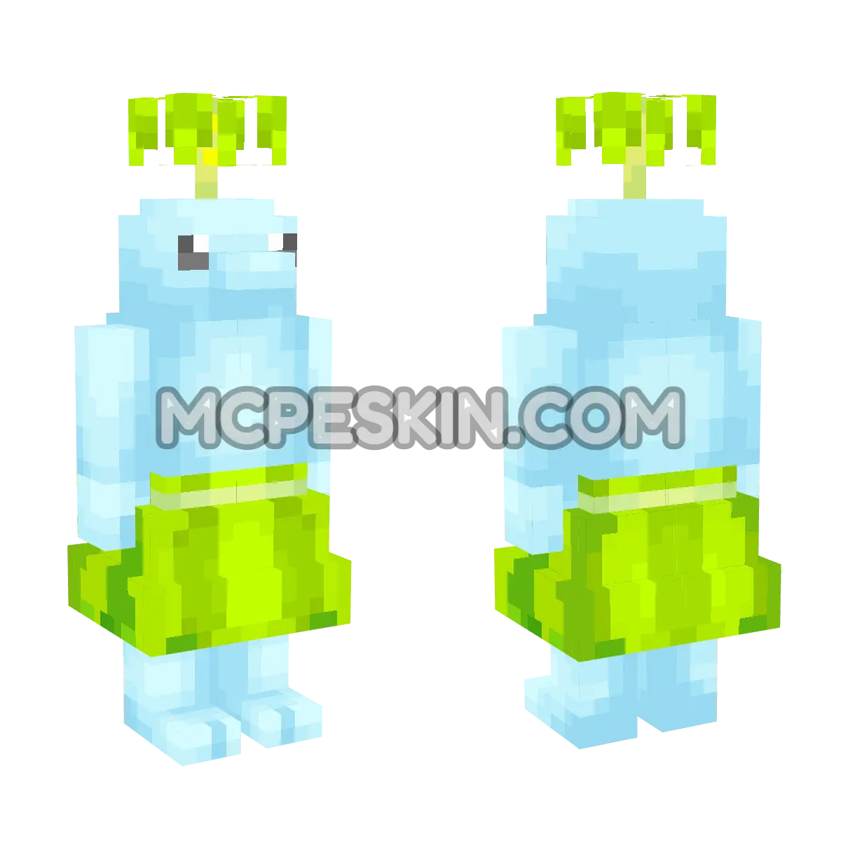 Pianta 4D Minecraft Bedrock skin