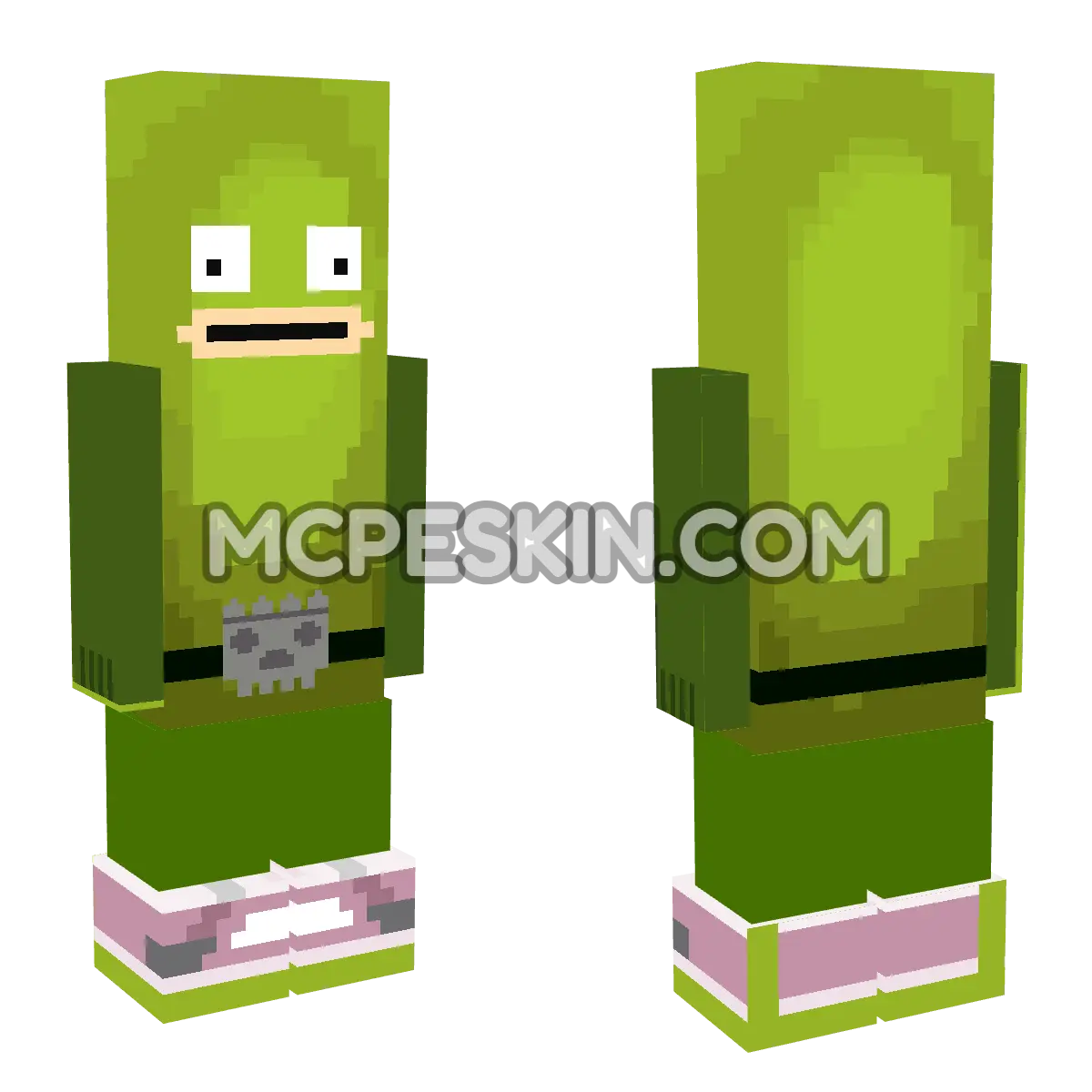 pickle 4D Minecraft Bedrock skin