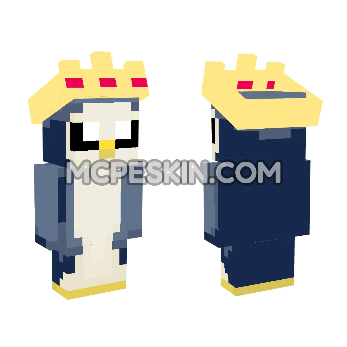 pingu 4D Minecraft Bedrock skin