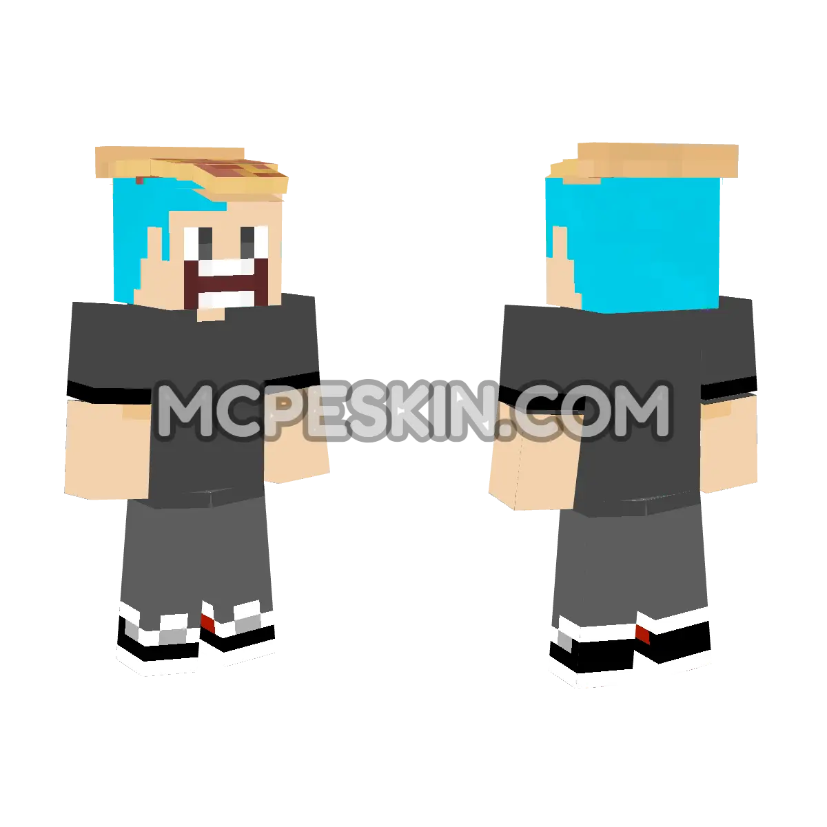 Pizza-Head 4D Minecraft Bedrock skin