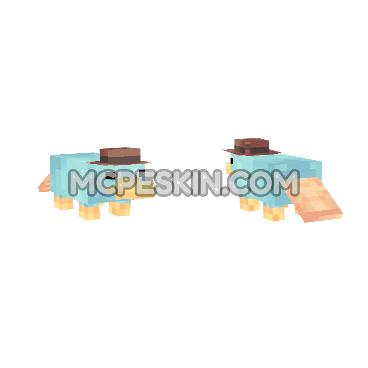 platypus 4D Minecraft Bedrock skin