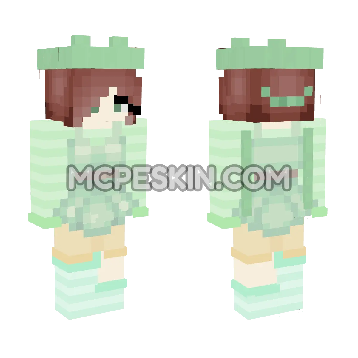 Poison Ivy 8 4D Minecraft Bedrock skin