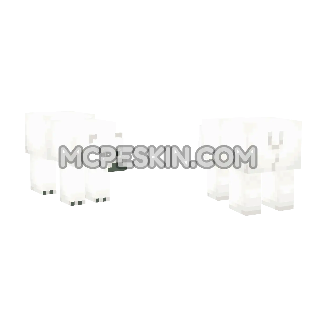 PolarBear 4D Minecraft Bedrock skin