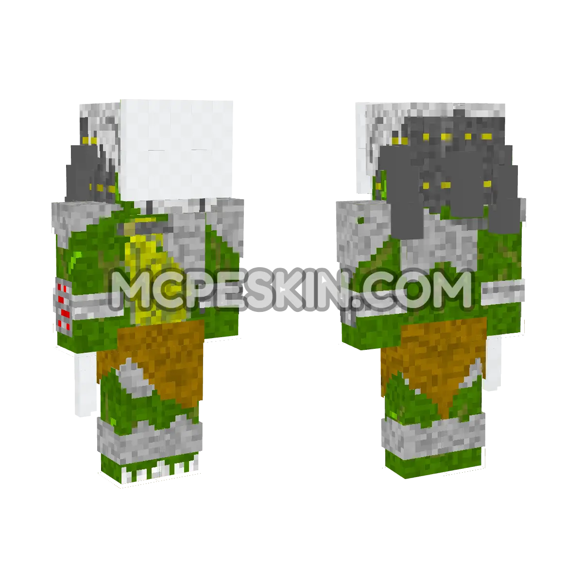 Predator Demon 4D Minecraft Bedrock skin