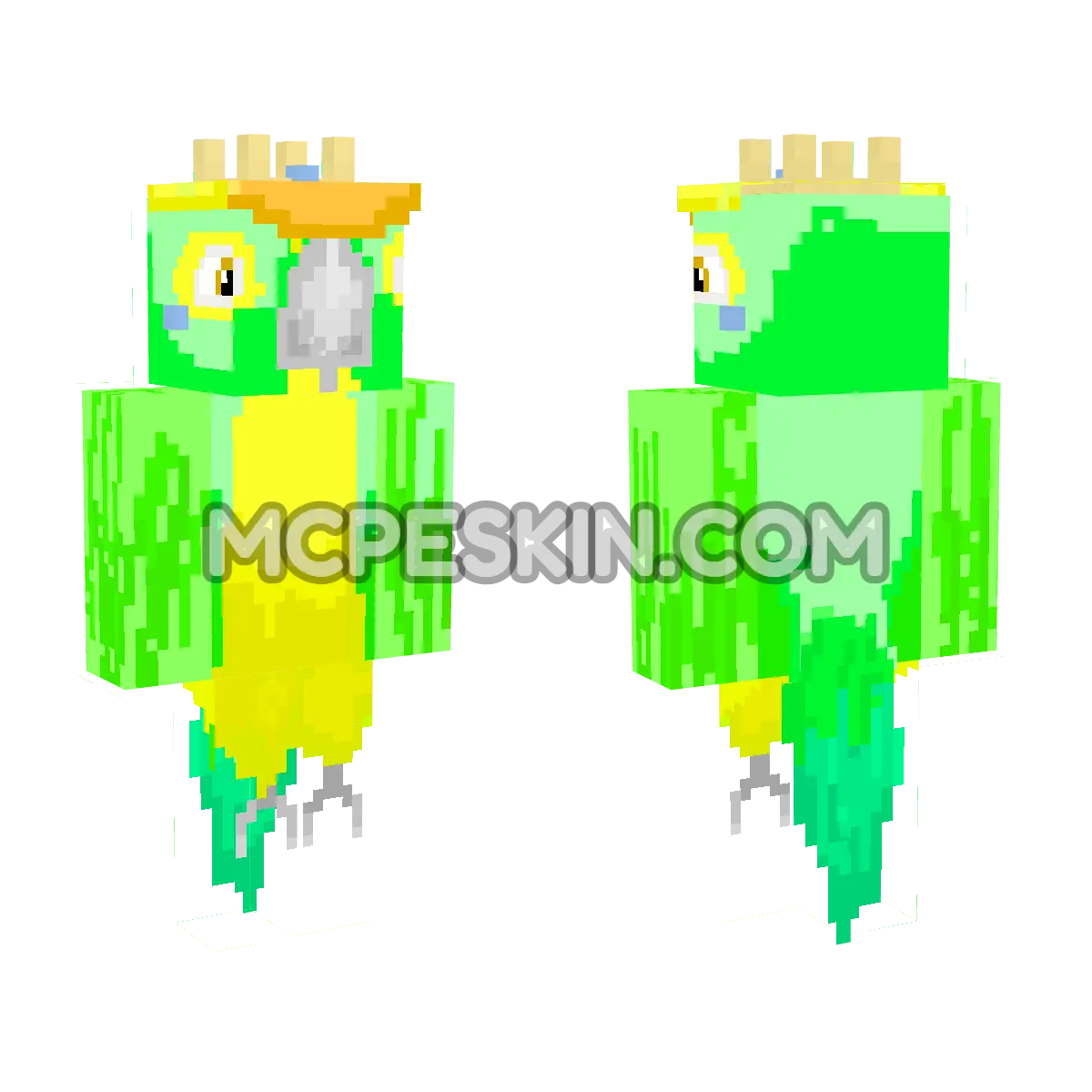 Princess Peach 8 4D Minecraft Bedrock skin