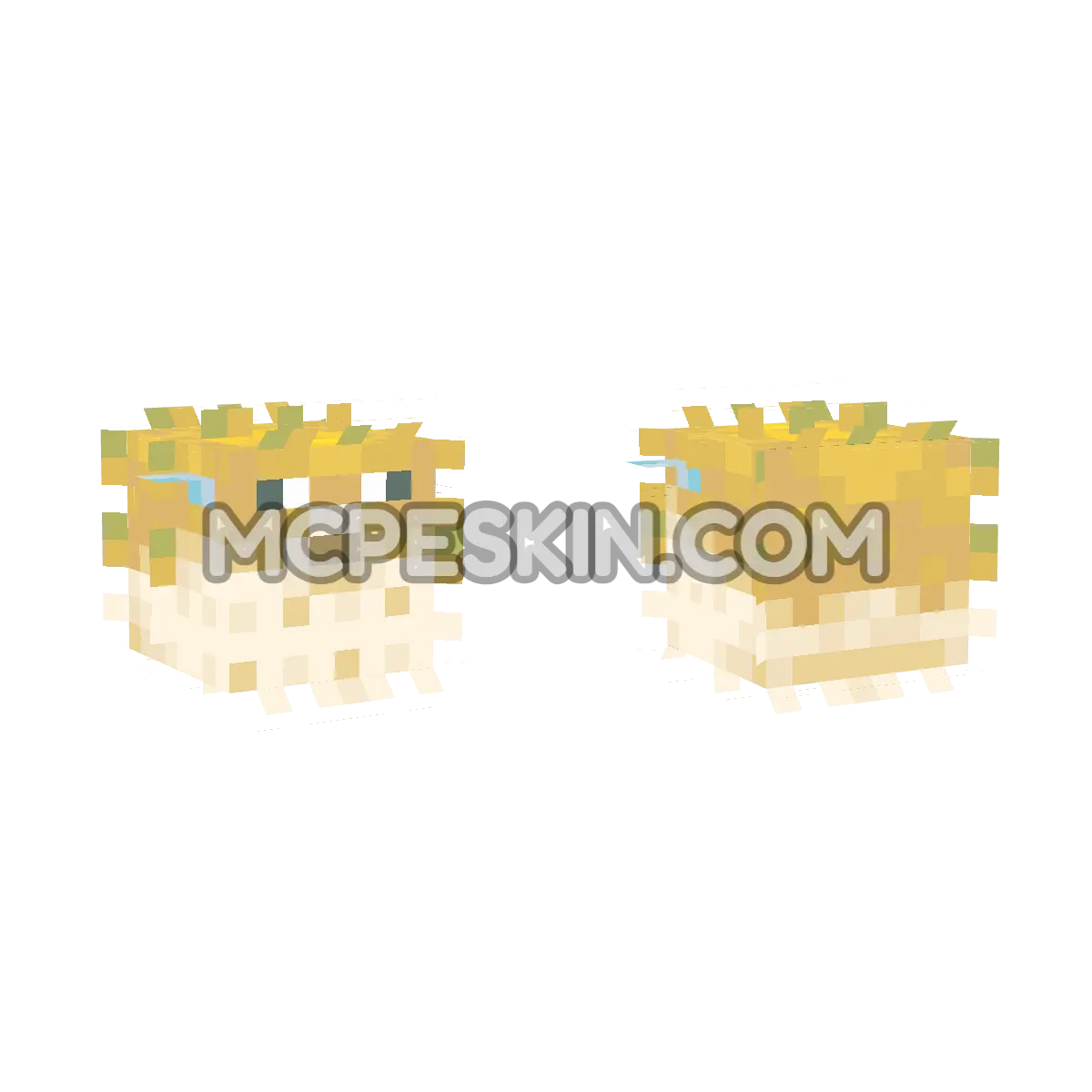 Pufferfish 4D Minecraft Bedrock skin
