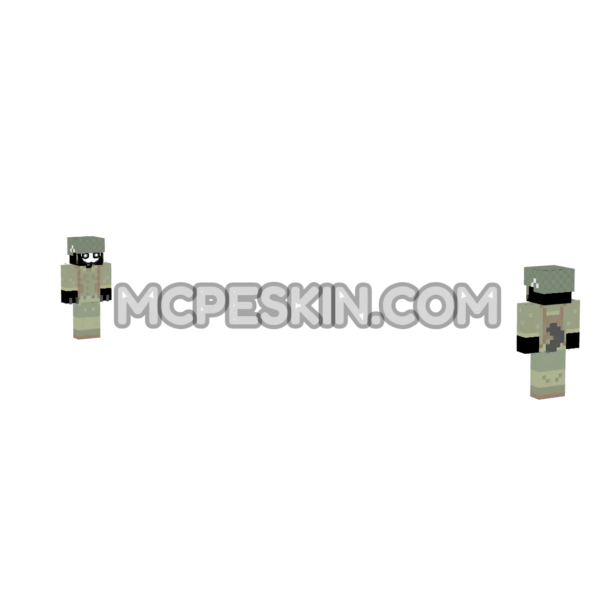 Puro Tactico 4D Minecraft Bedrock skin