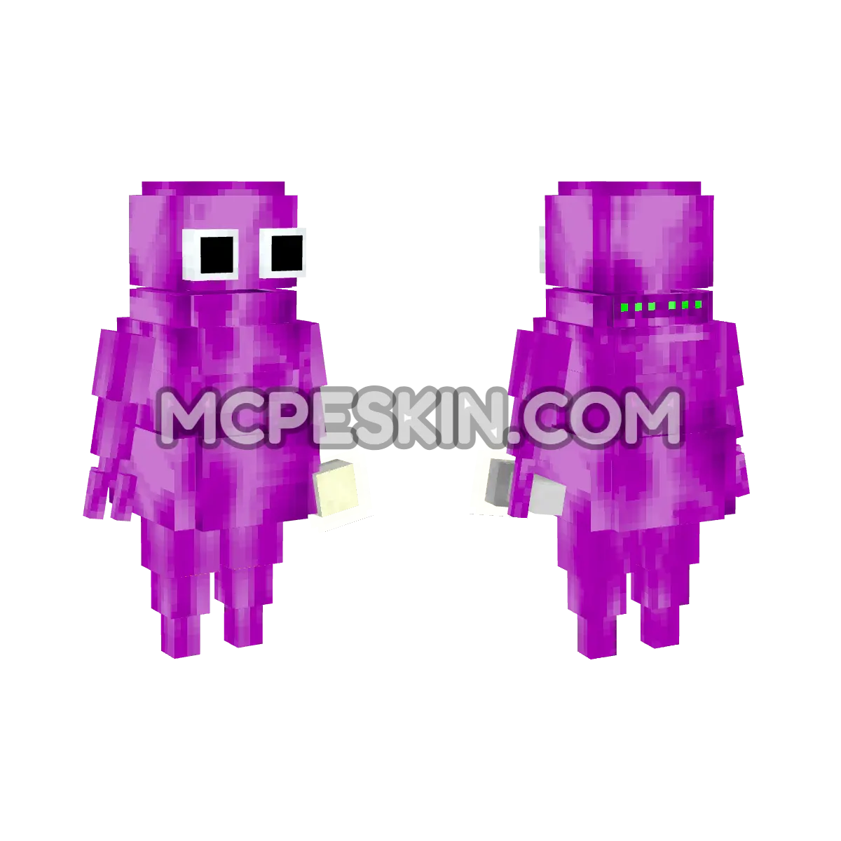 Purple REPO (Intrigued) 4D Minecraft Bedrock skin