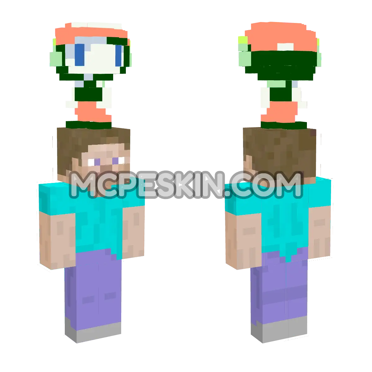 Quote 4D Minecraft Bedrock skin