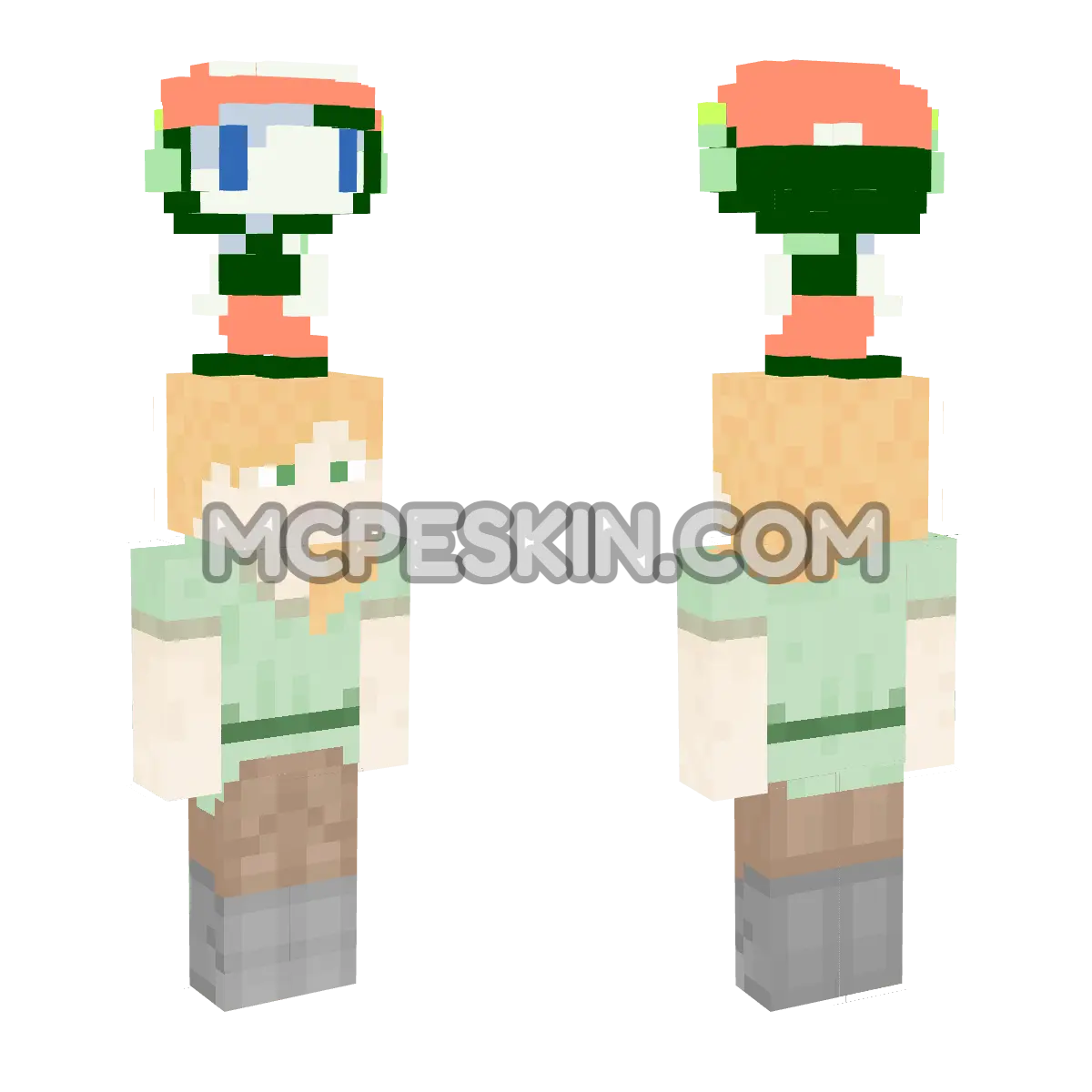 Quote 4D Minecraft Bedrock skin