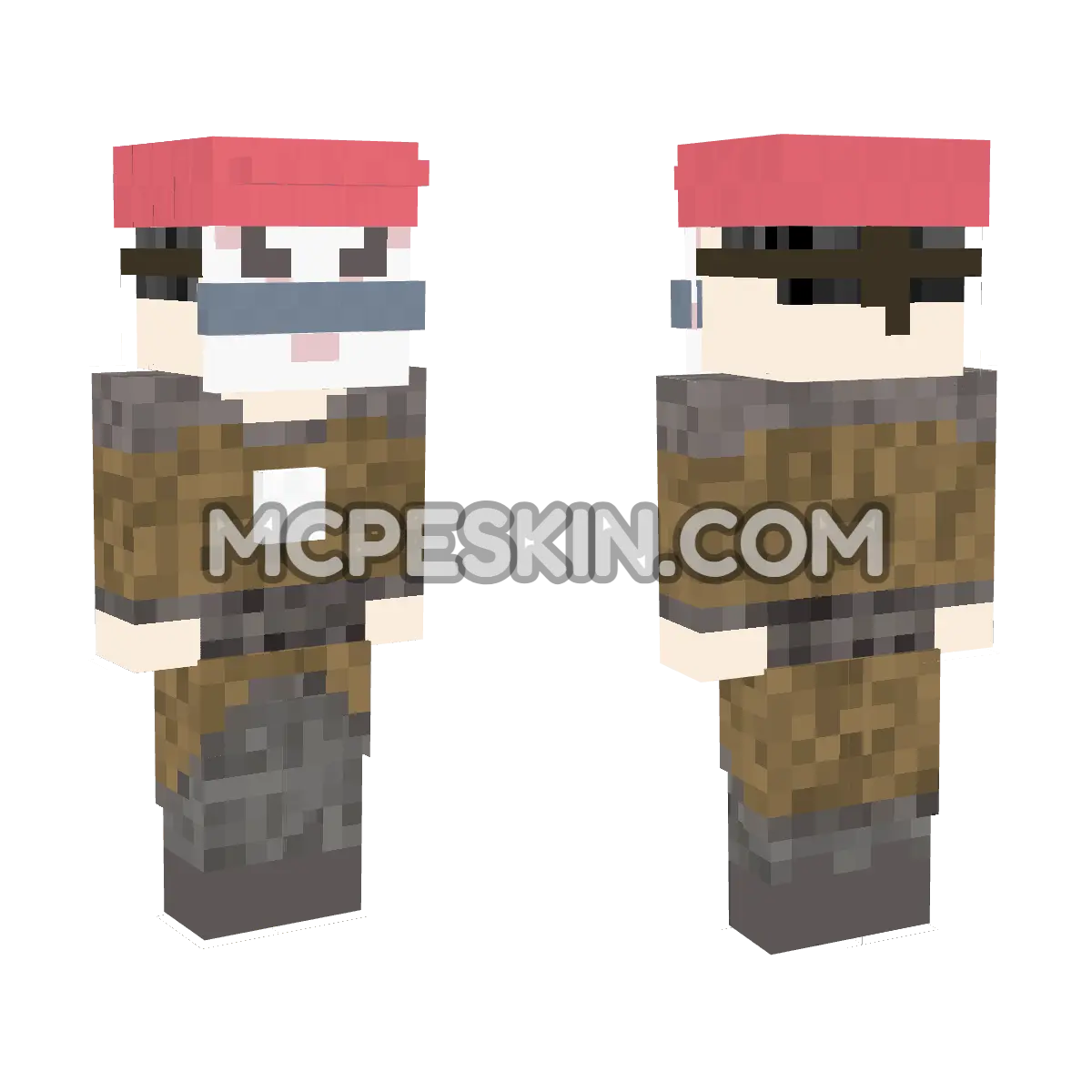 Racer 15 4D Minecraft Bedrock skin