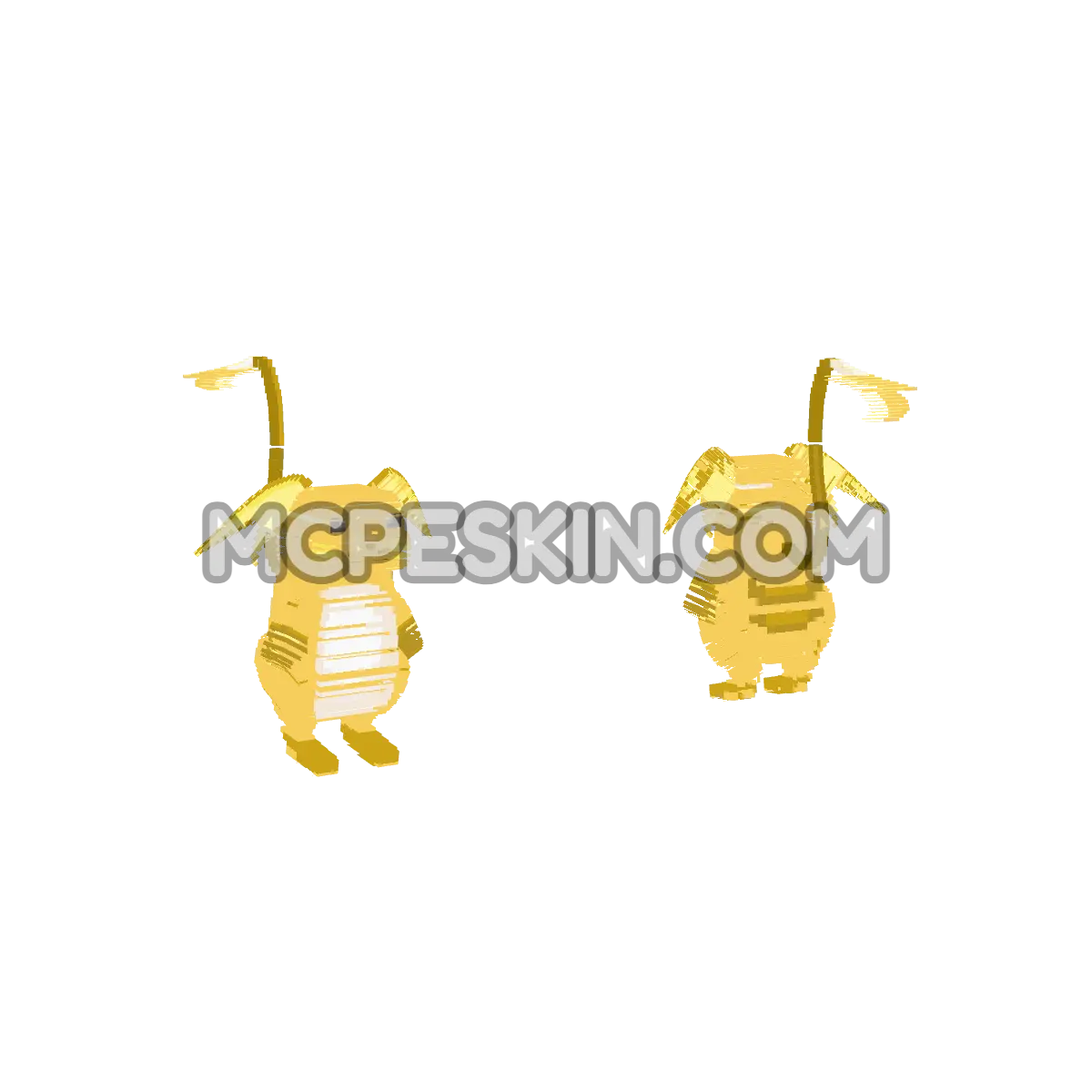 Raichu V2 4D Minecraft Bedrock skin