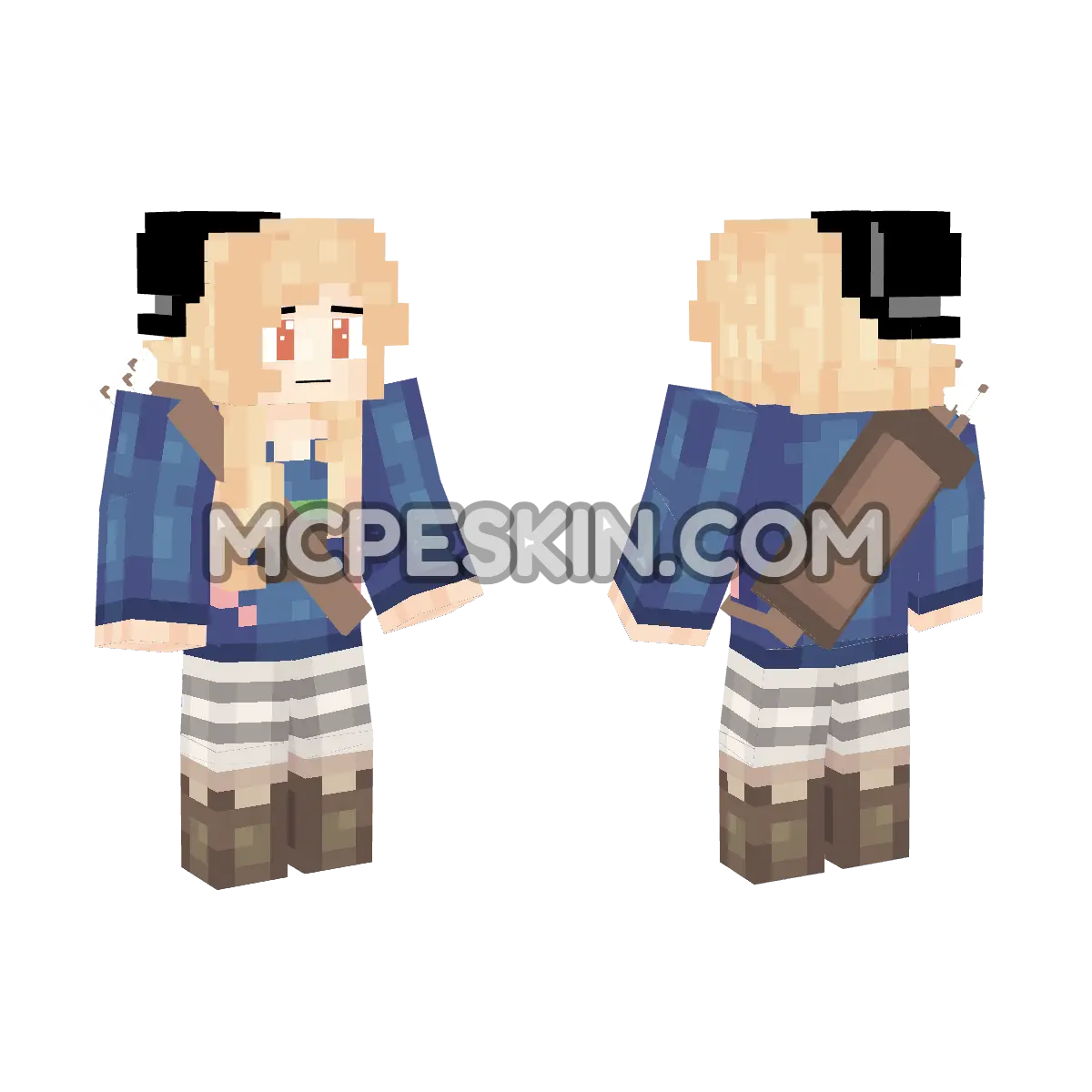 Rain 4D Minecraft Bedrock skin