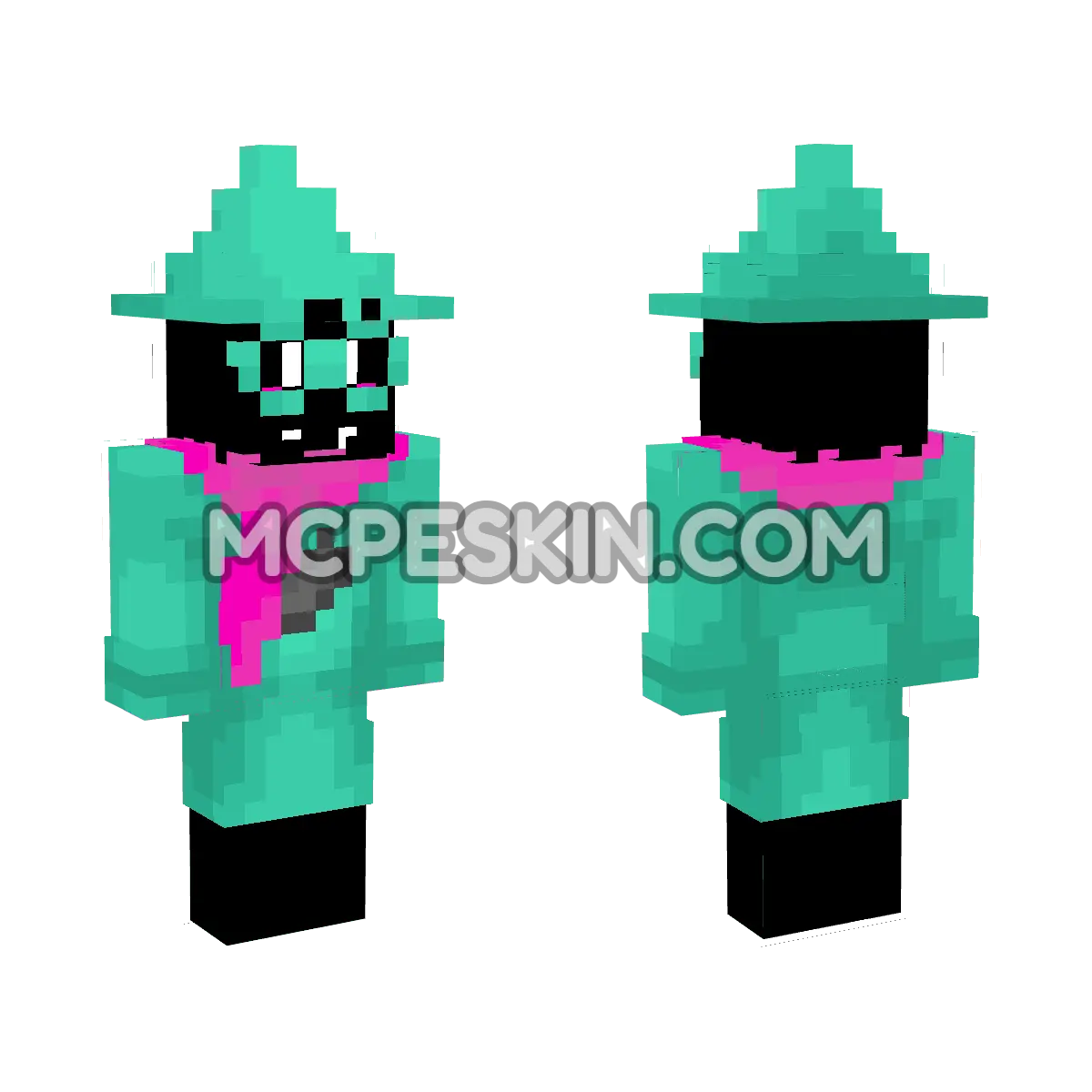 Ralsei 4D Minecraft Bedrock skin