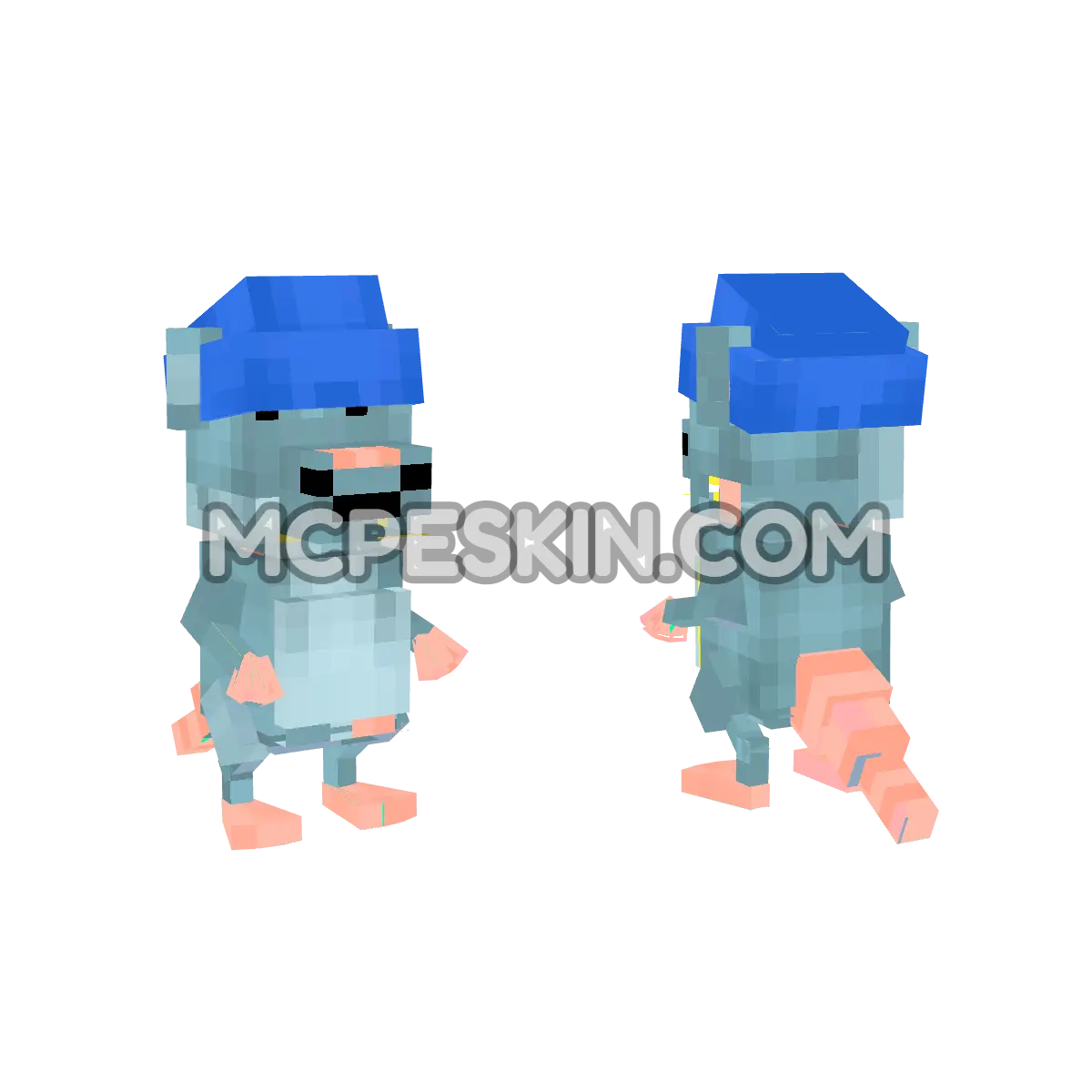 rata 4D Minecraft Bedrock skin