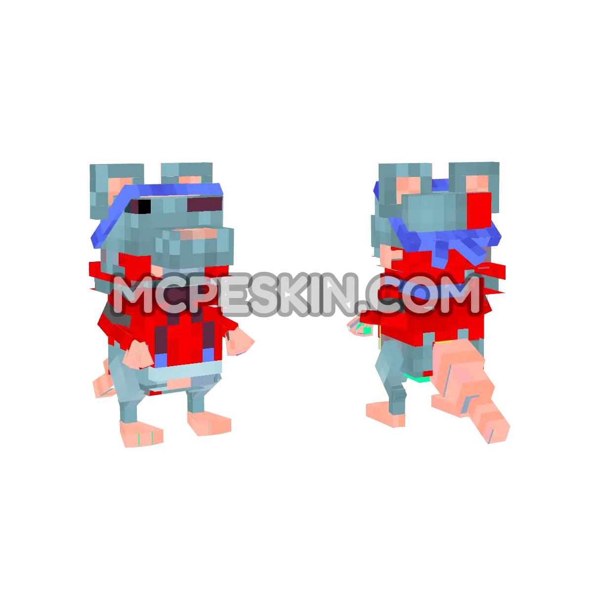 rata2 4D Minecraft Bedrock skin