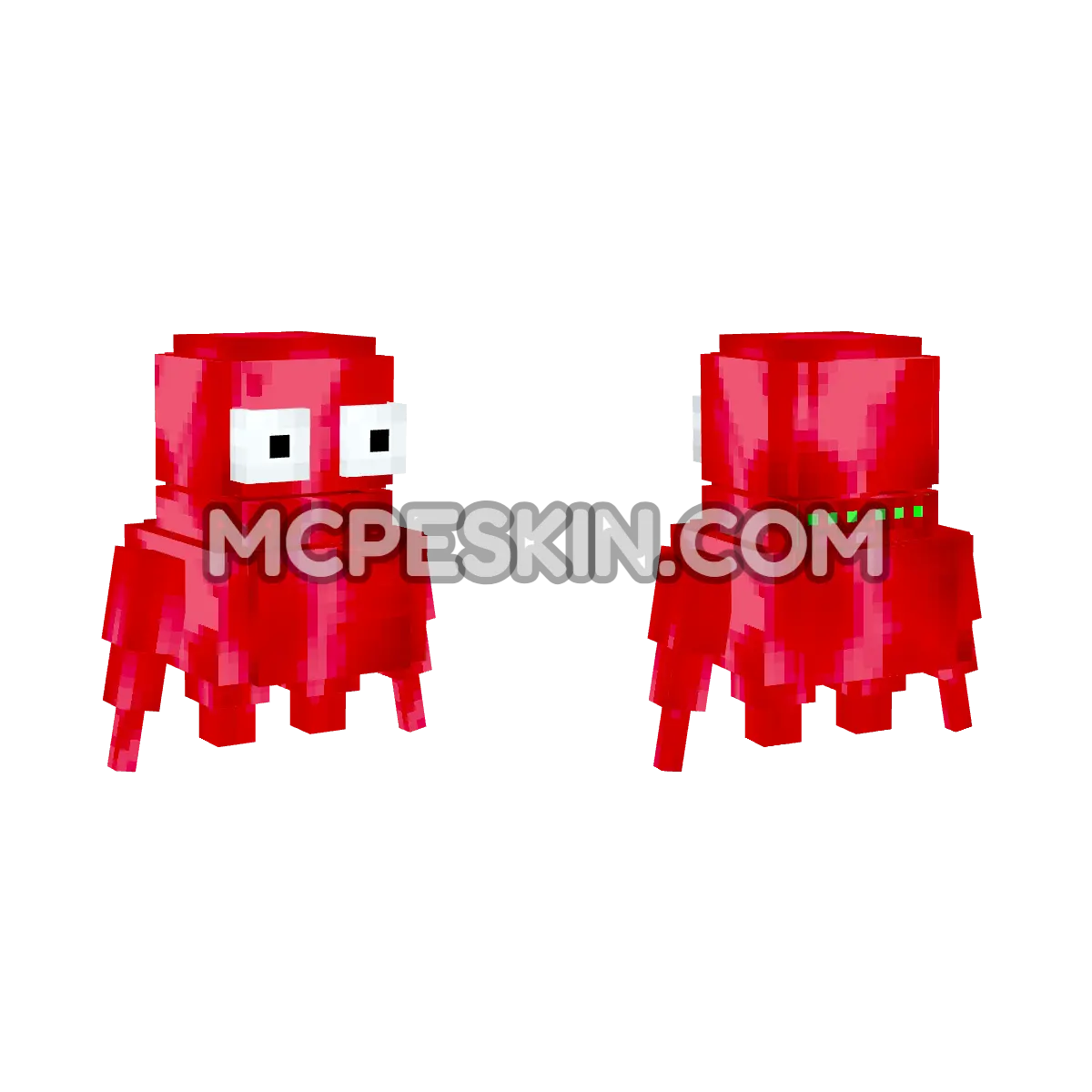 Red Little REPO 4D Minecraft Bedrock skin