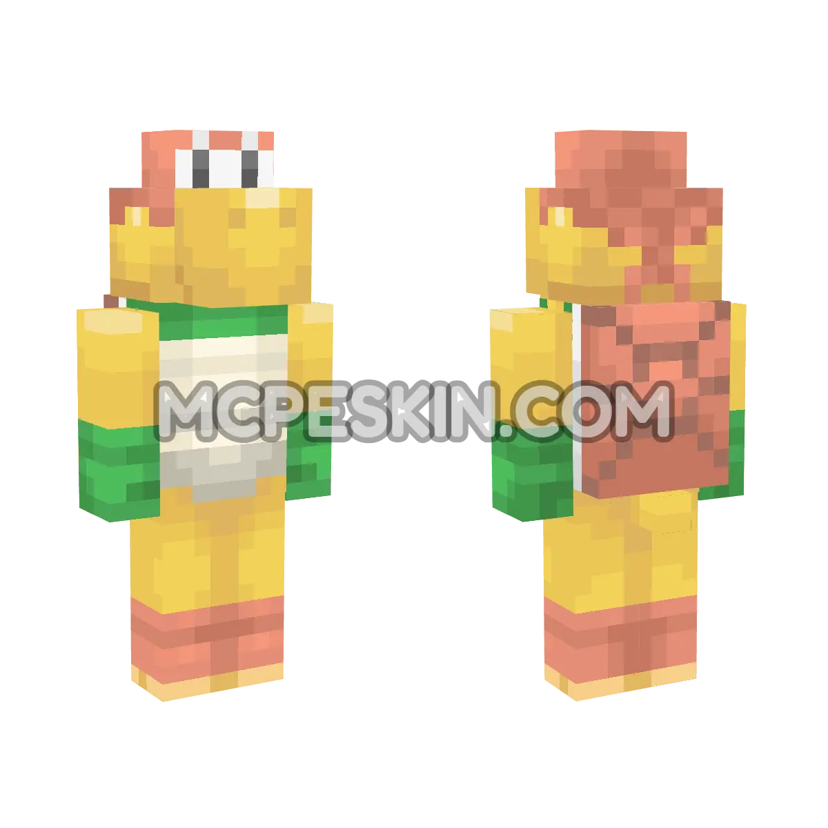 Red Ninjakoopa 4D Minecraft Bedrock skin