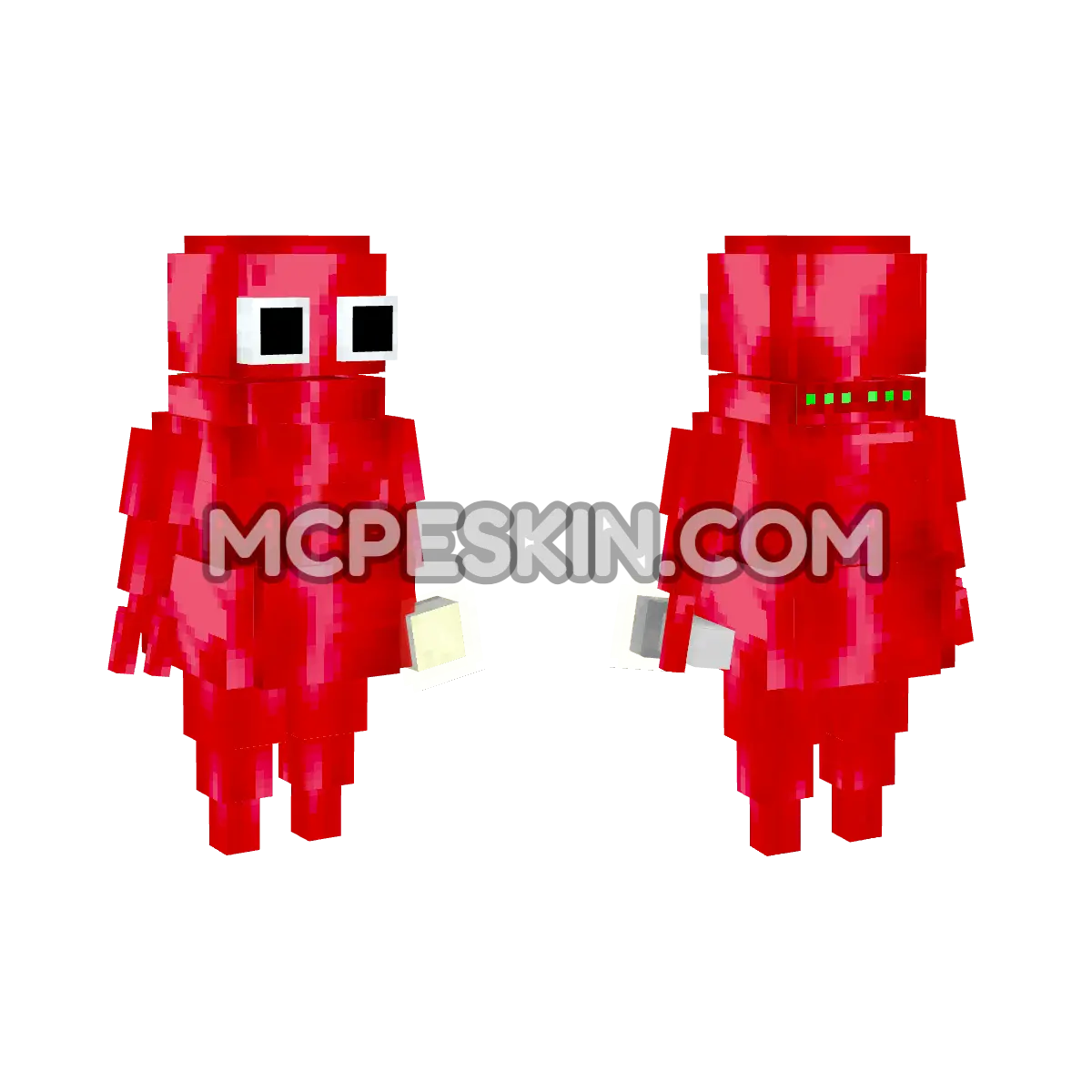 Red REPO (Intrigued) 4D Minecraft Bedrock skin