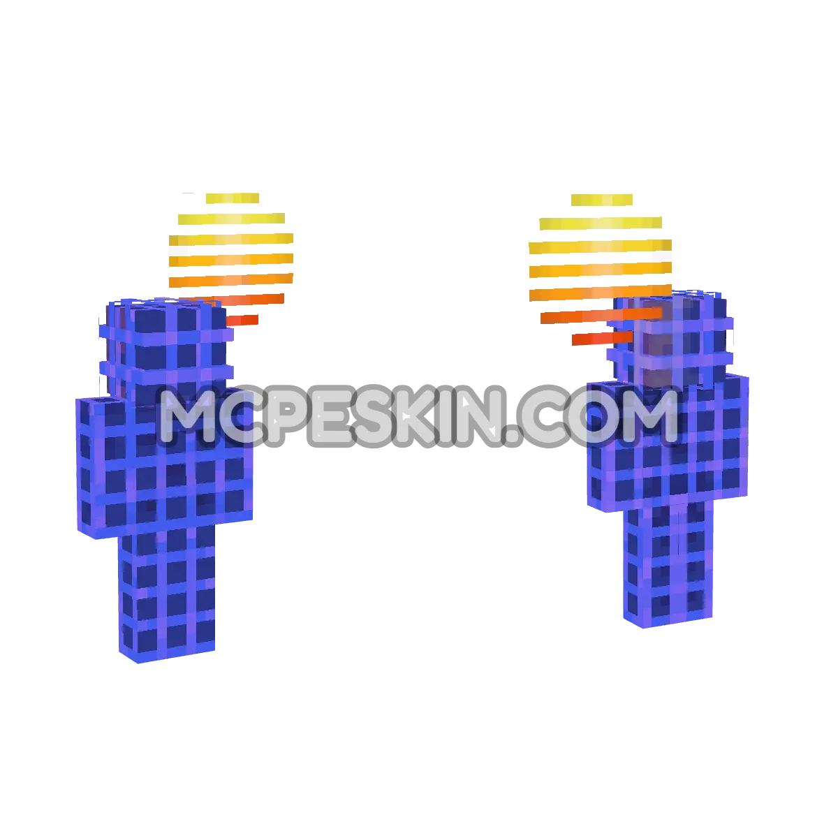Retro 4D Minecraft Bedrock skin