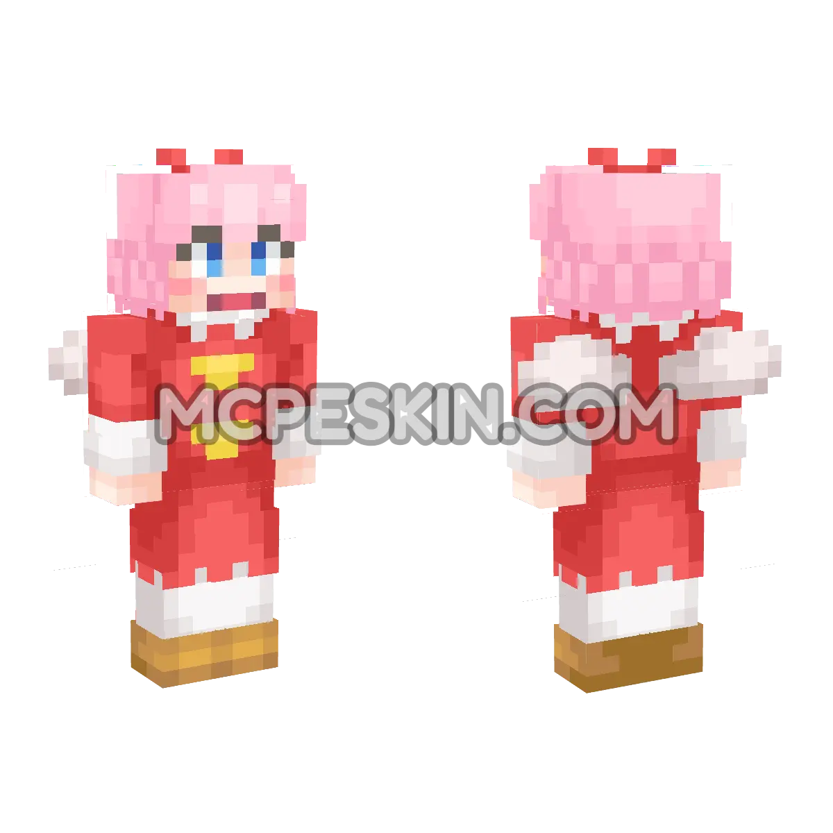 Ribbon 4D Minecraft Bedrock skin