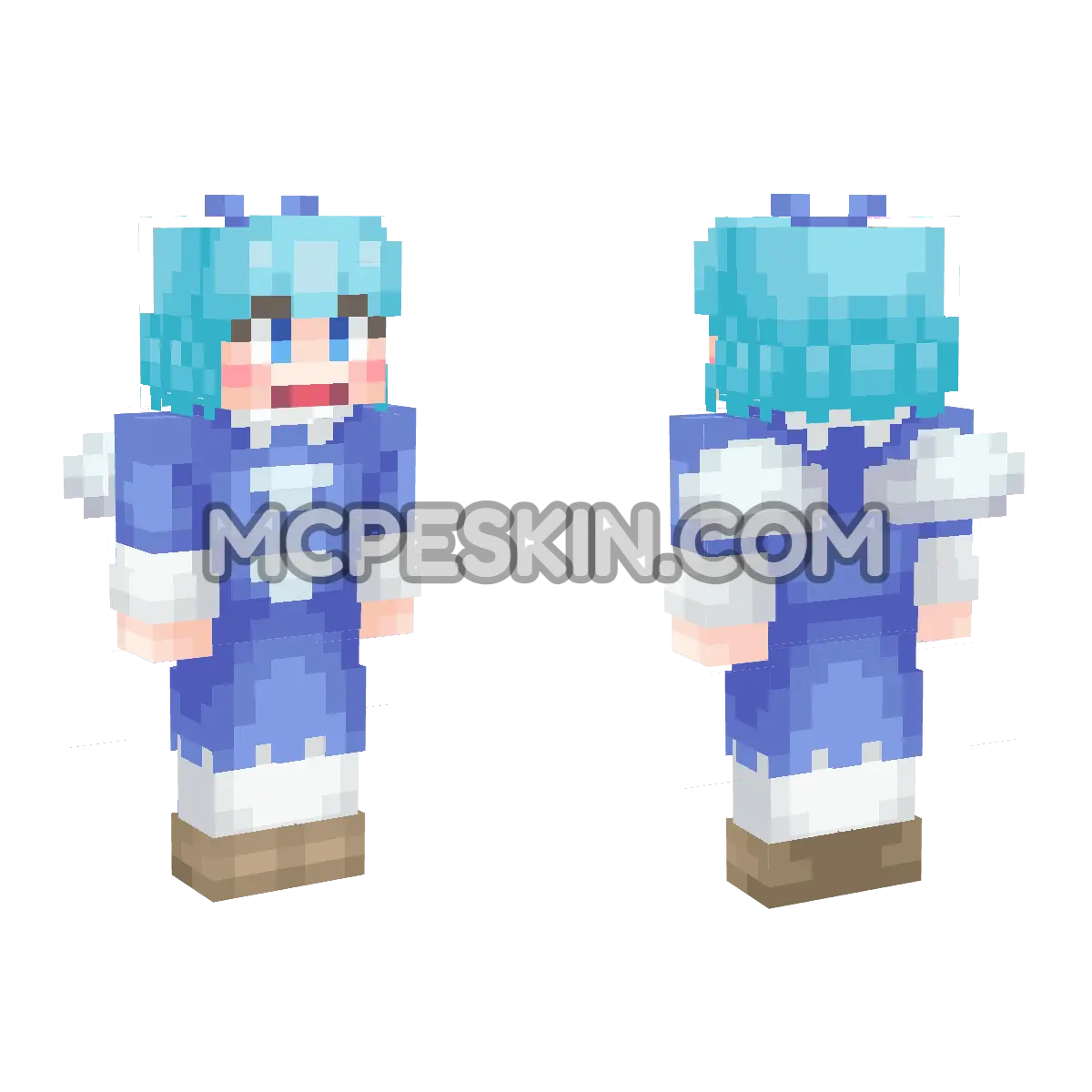 Ribbon 4D Minecraft Bedrock skin
