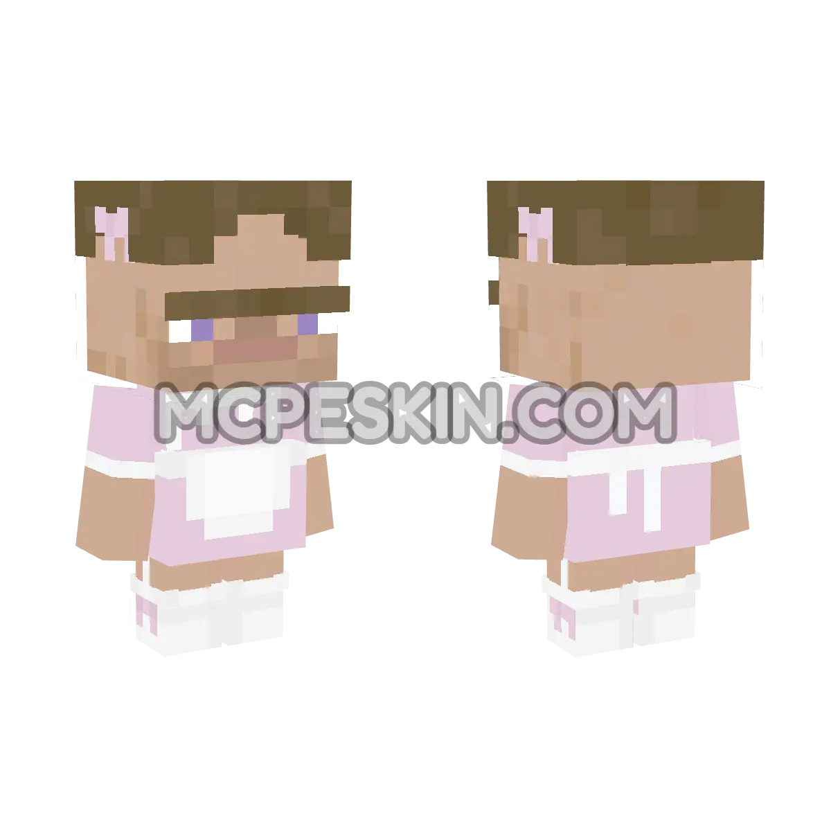 rosa 4D Minecraft Bedrock skin