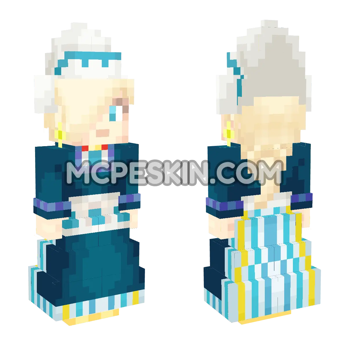 Rosalina (Volendam) 4D Minecraft Bedrock skin