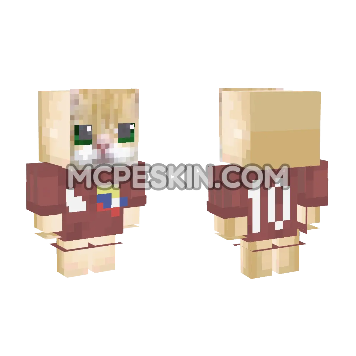 s 4D Minecraft Bedrock skin