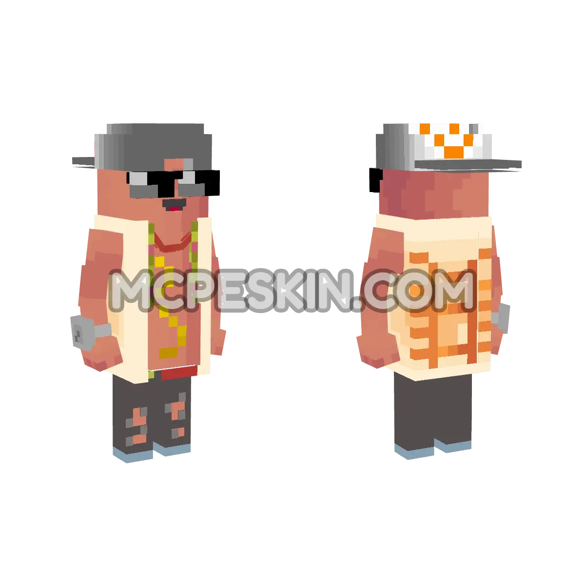 salchi 4D Minecraft Bedrock skin