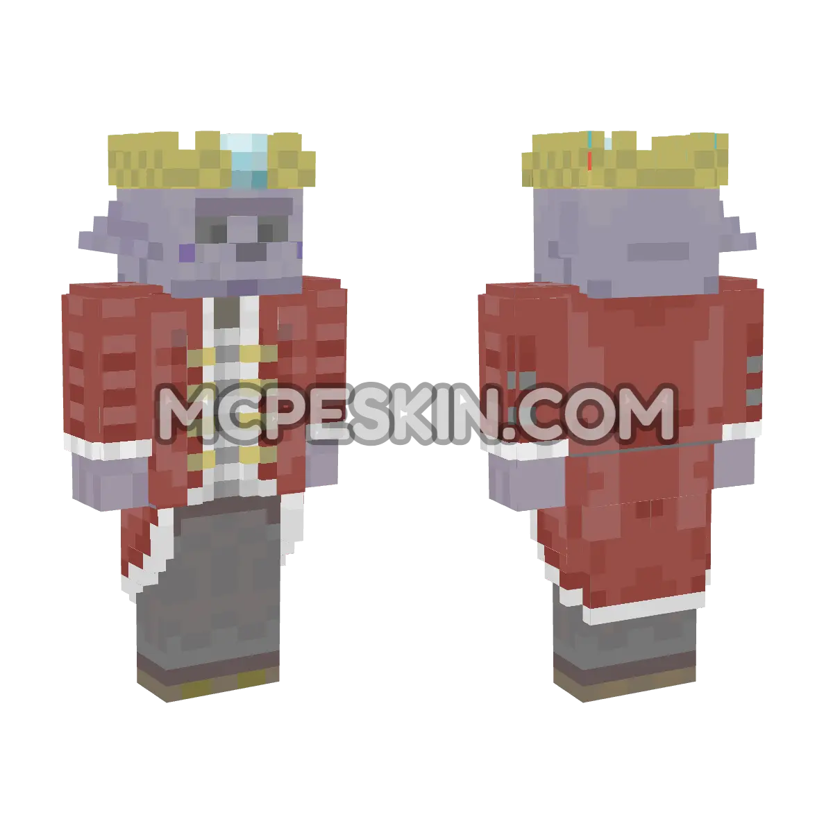 Salmon 4D Minecraft Bedrock skin