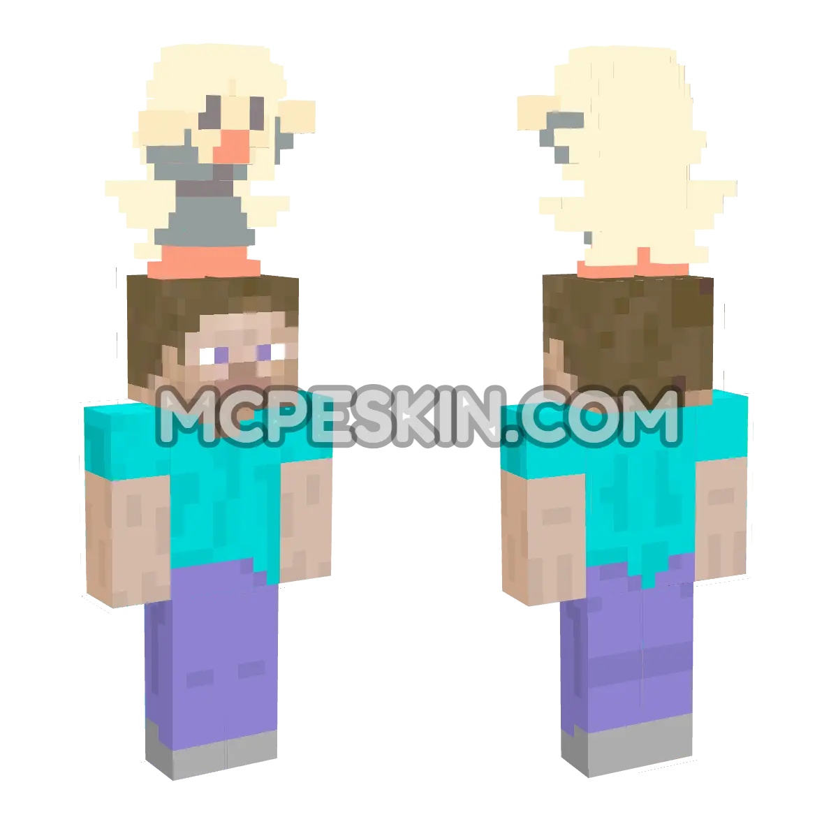 Sam 4D Minecraft Bedrock skin