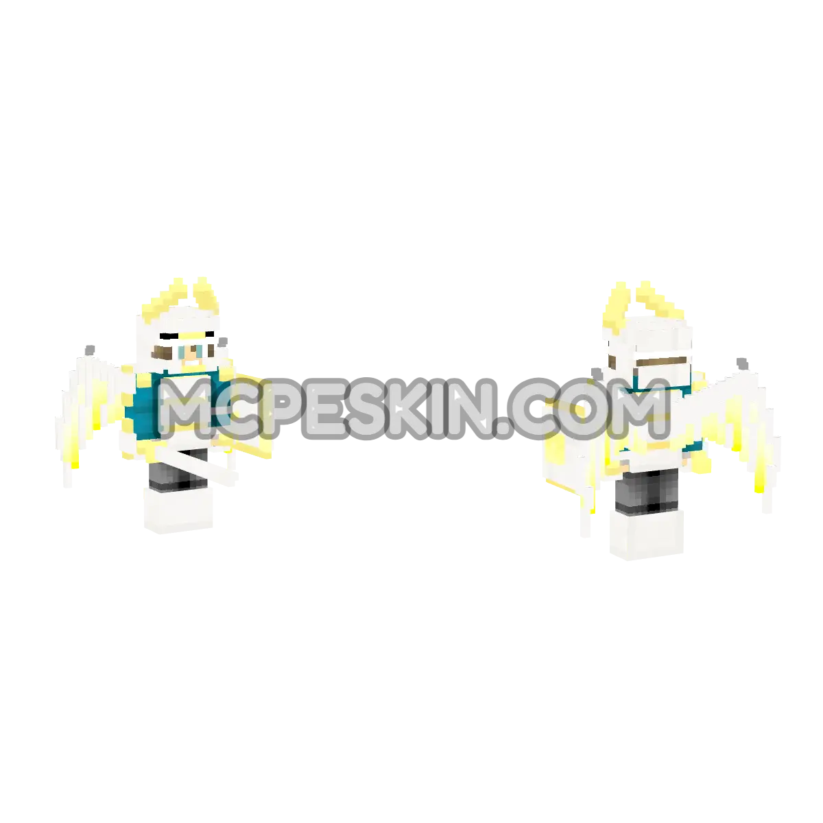 Samurai De Oro By DFF 4D Minecraft Bedrock skin